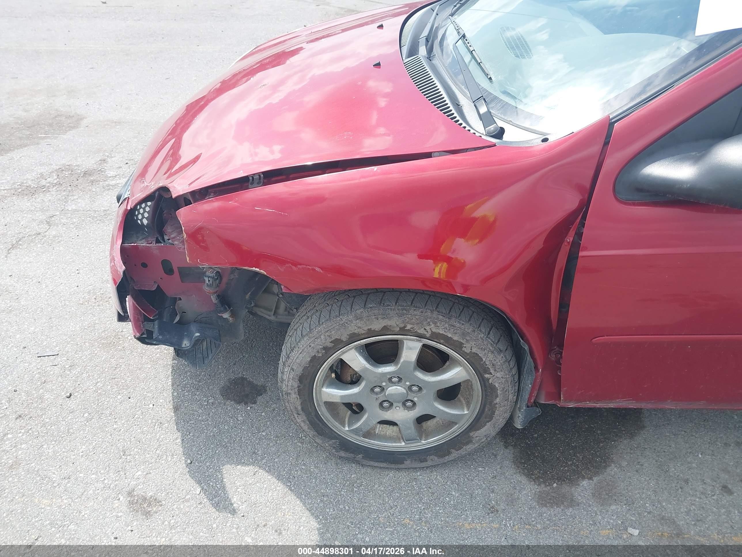 2005 Dodge Neon Sxt Red vin: 1B3ES56CX5D108433
