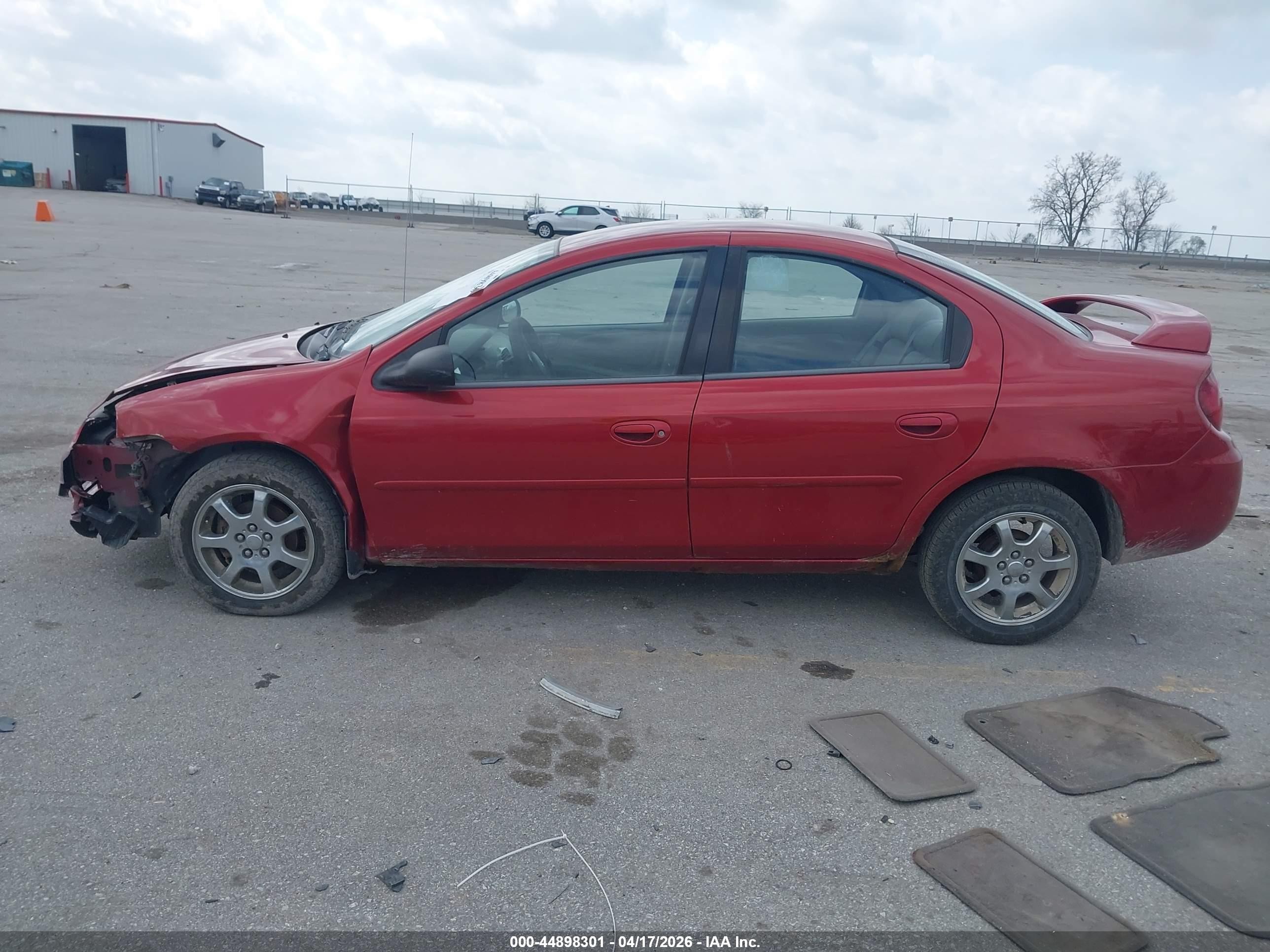 2005 Dodge Neon Sxt Red vin: 1B3ES56CX5D108433