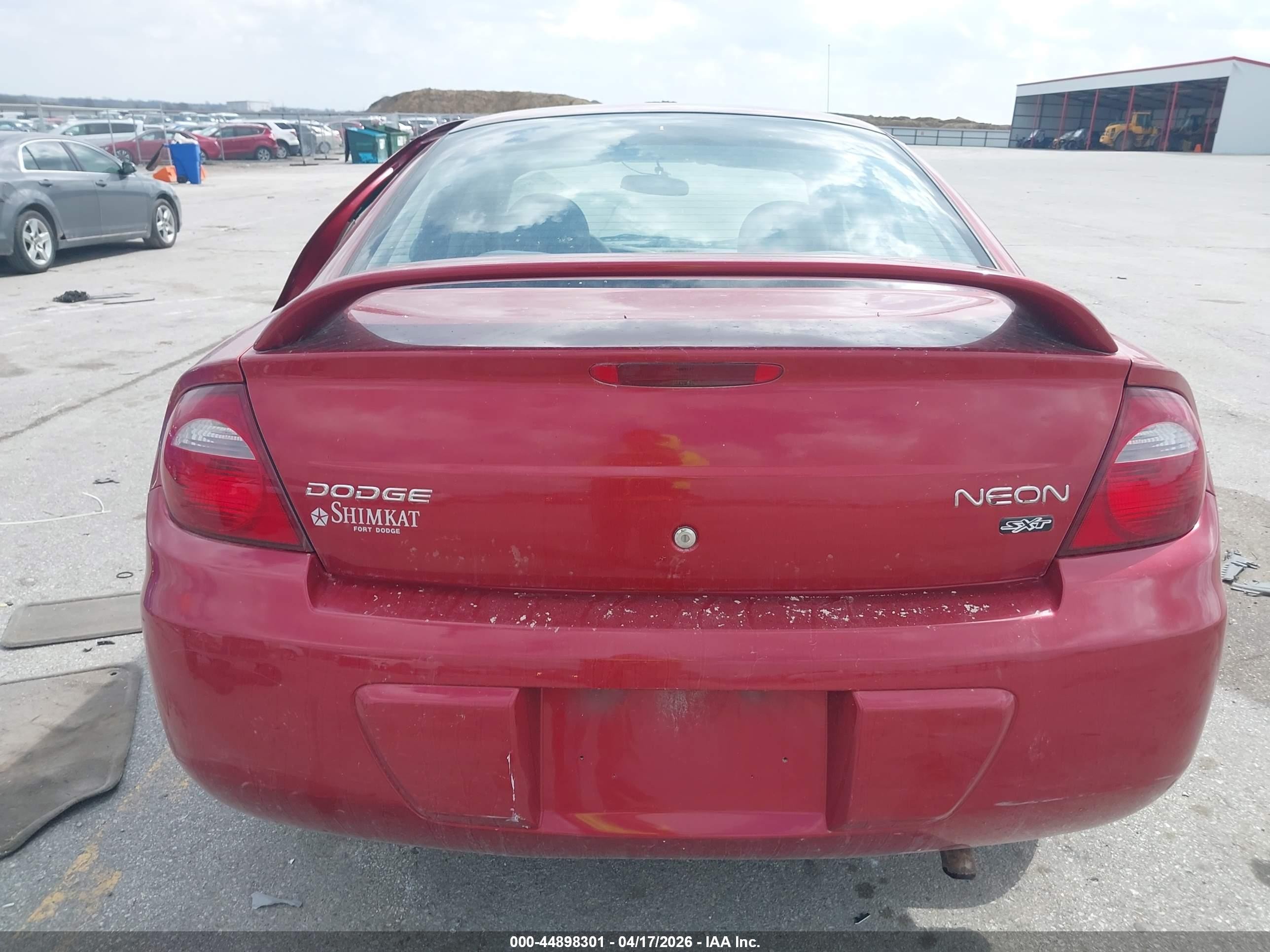 2005 Dodge Neon Sxt Red vin: 1B3ES56CX5D108433
