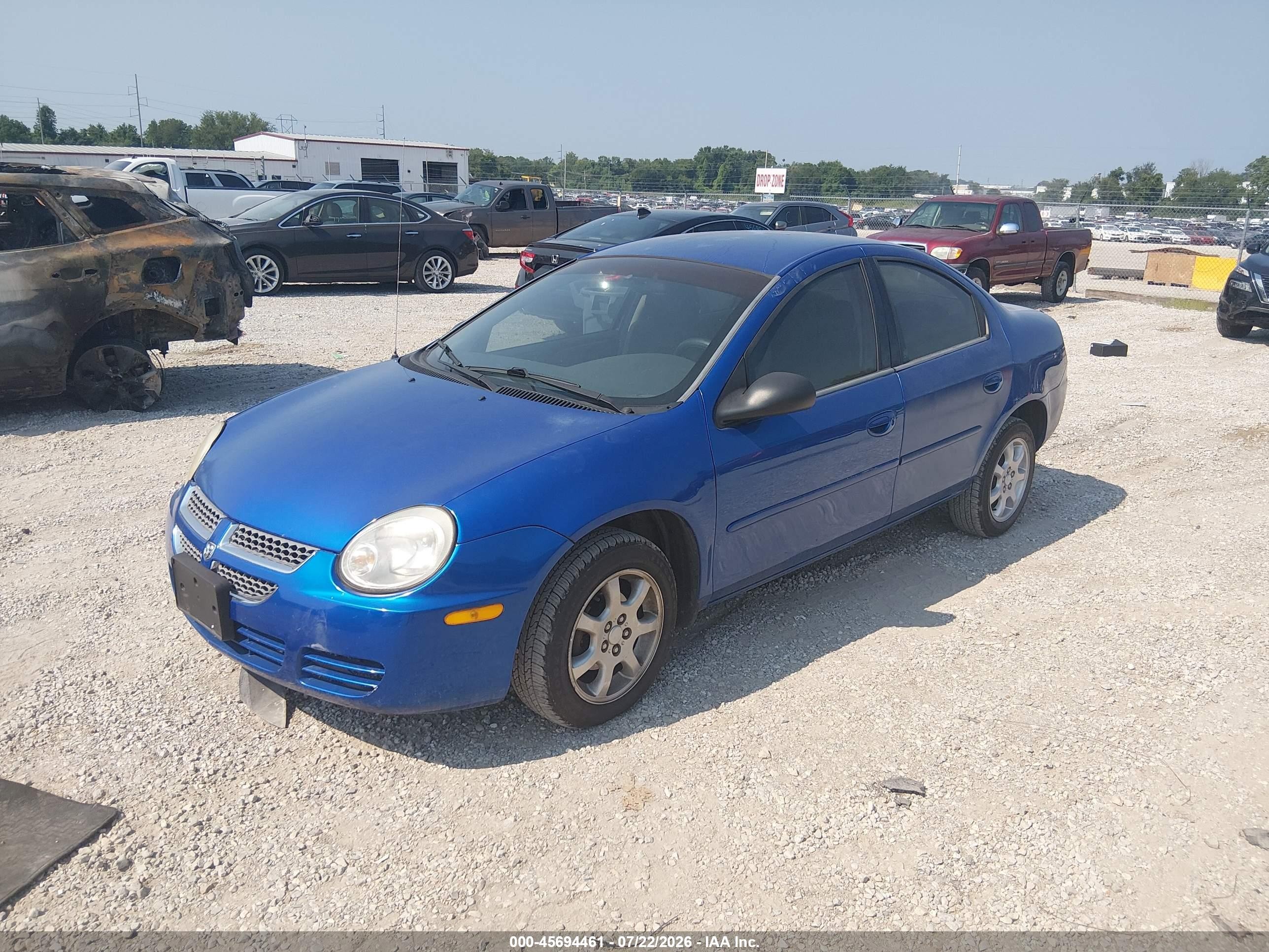 2005 Dodge Neon Sxt Blue vin: 1B3ES56CX5D173878