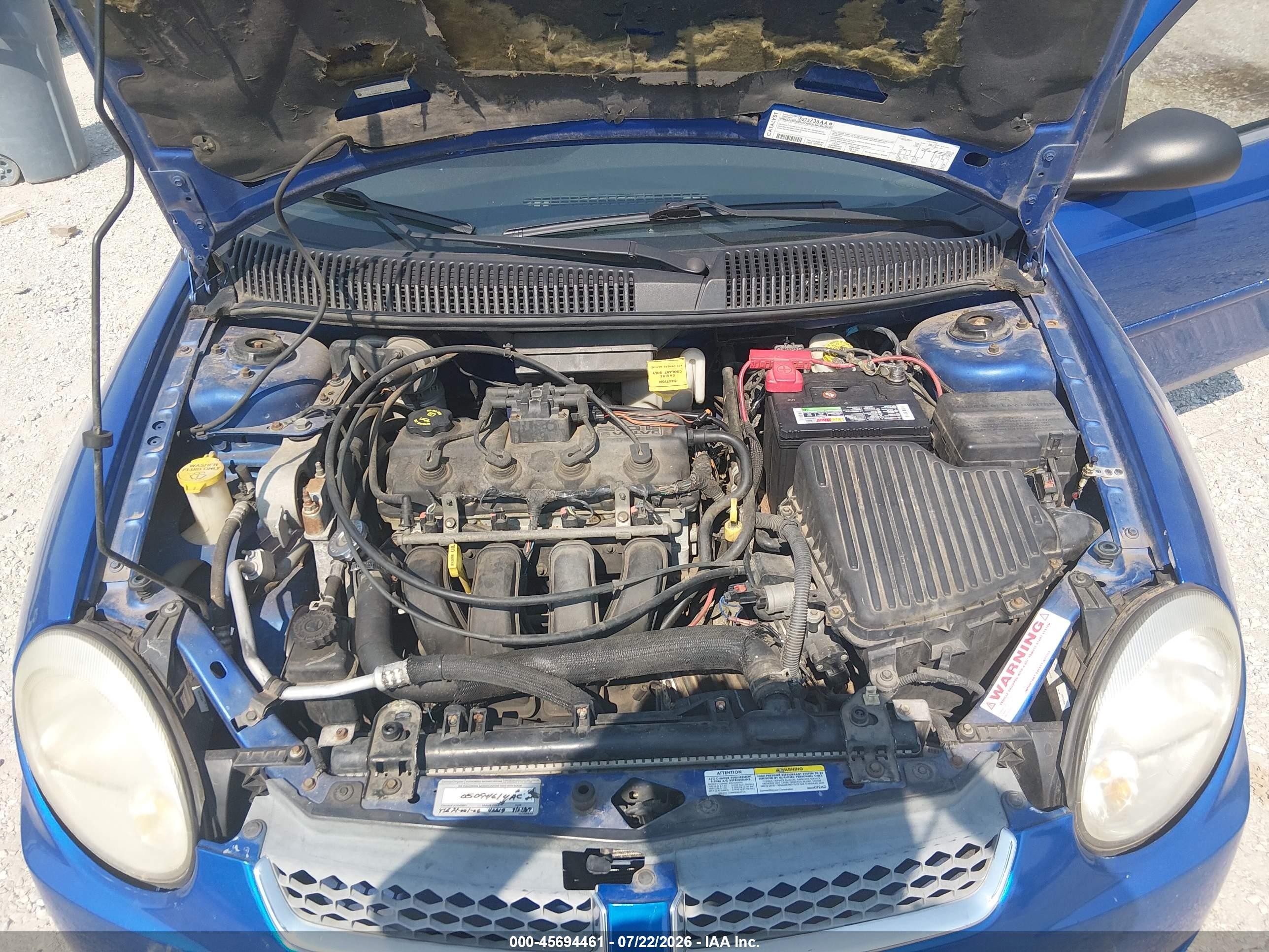 2005 Dodge Neon Sxt Blue vin: 1B3ES56CX5D173878
