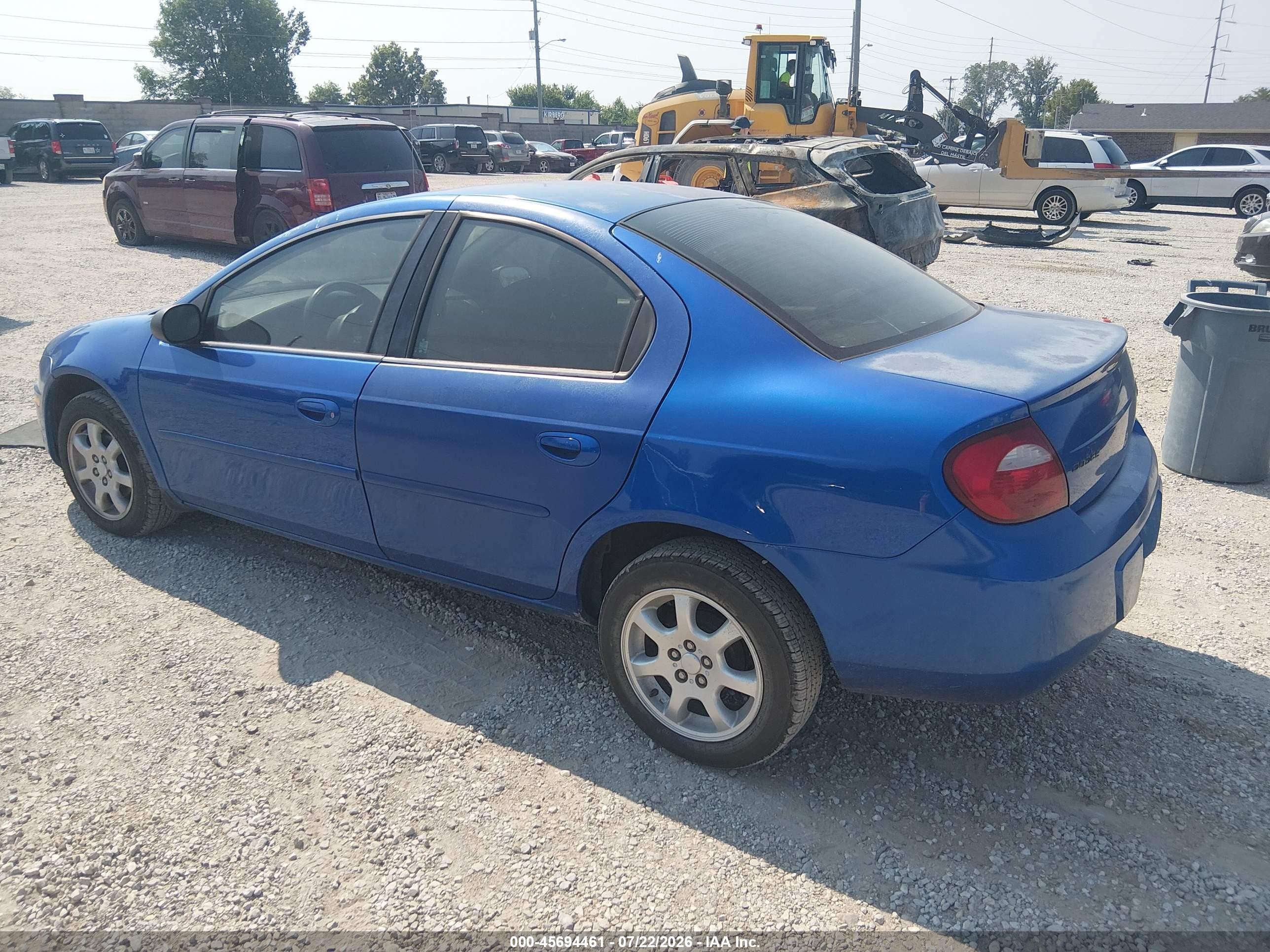 2005 Dodge Neon Sxt Blue vin: 1B3ES56CX5D173878