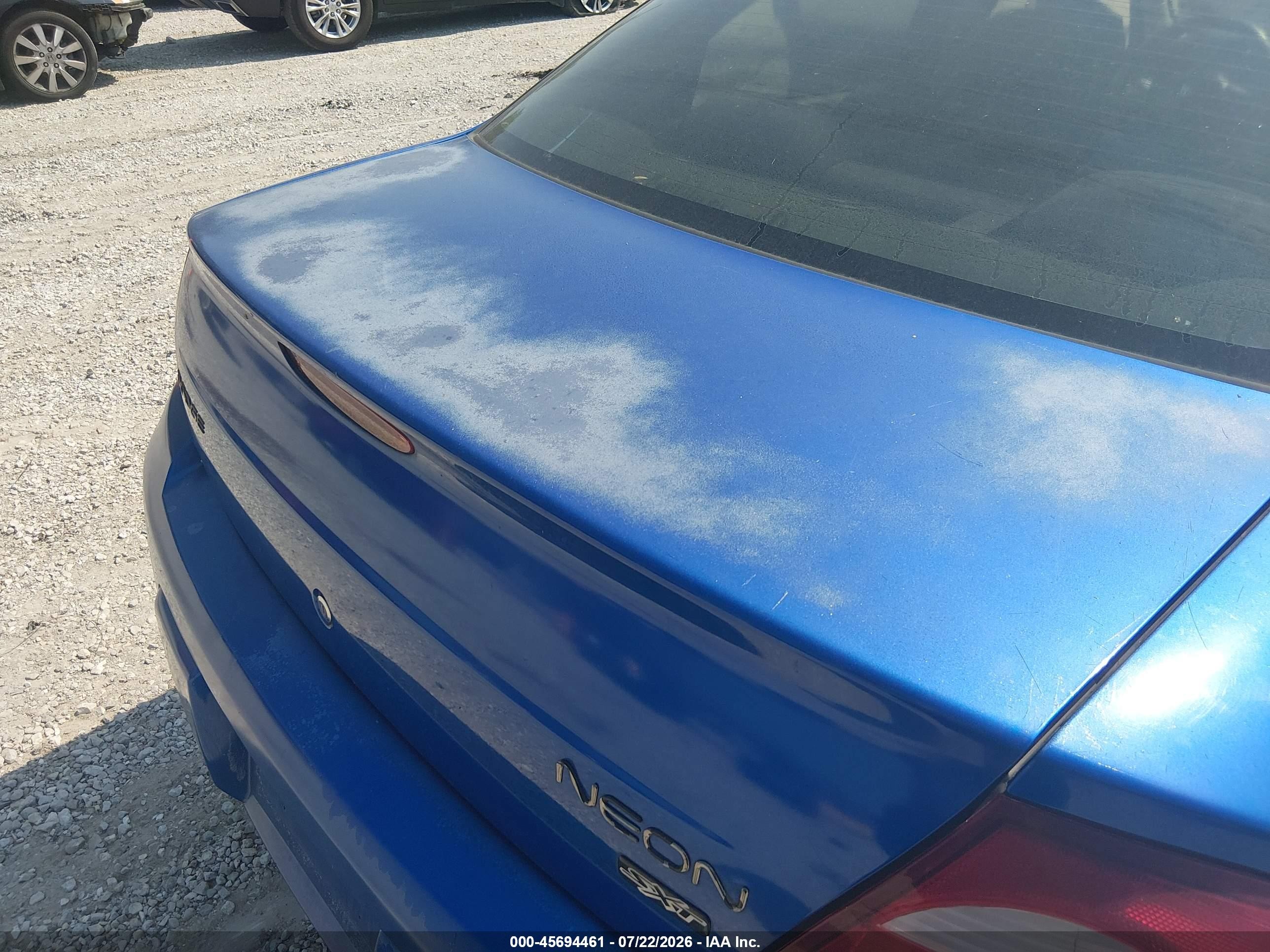 2005 Dodge Neon Sxt Blue vin: 1B3ES56CX5D173878