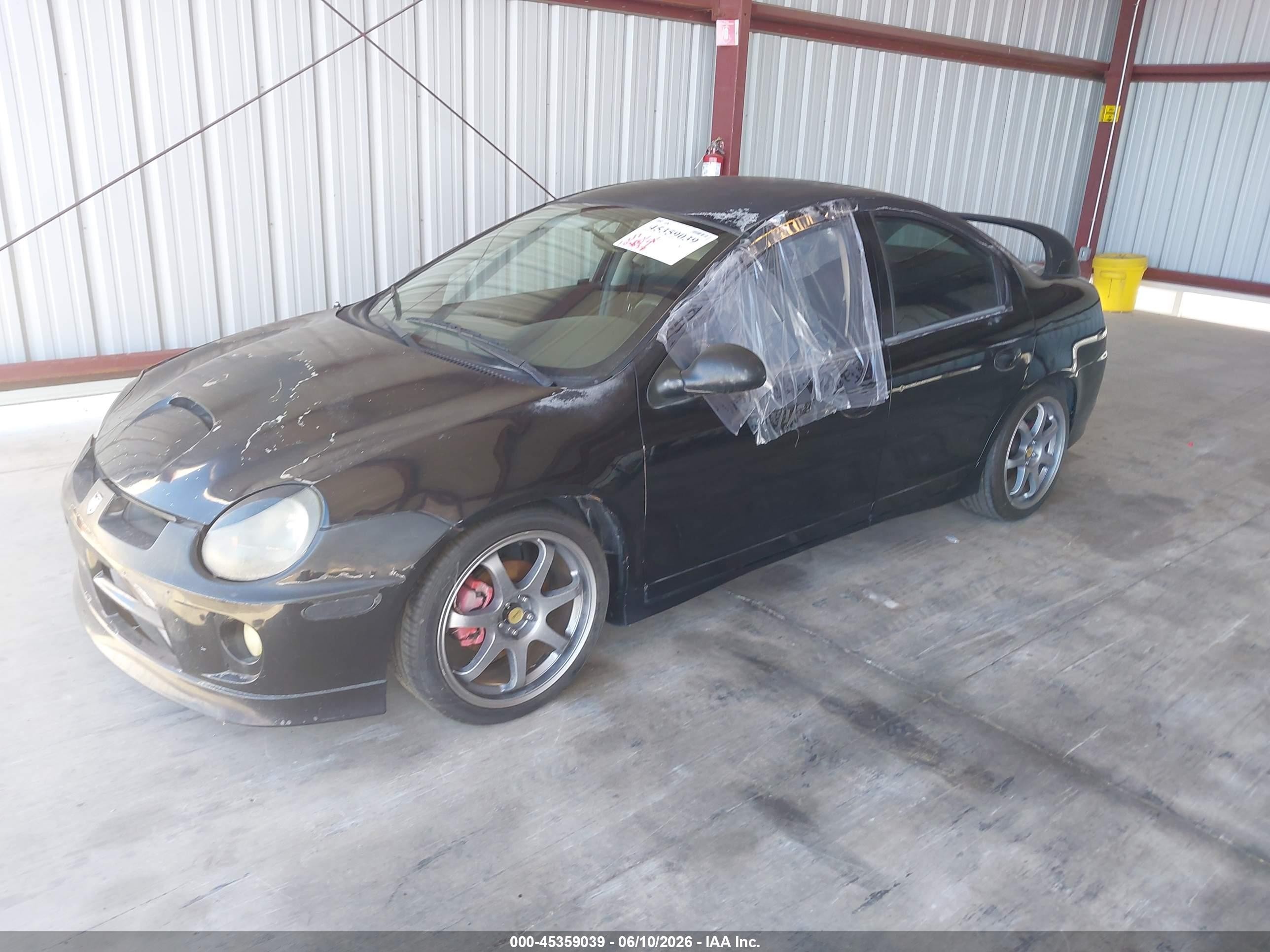 2004 Dodge Srt4   Черный vin: 1B3ES66S04D559611