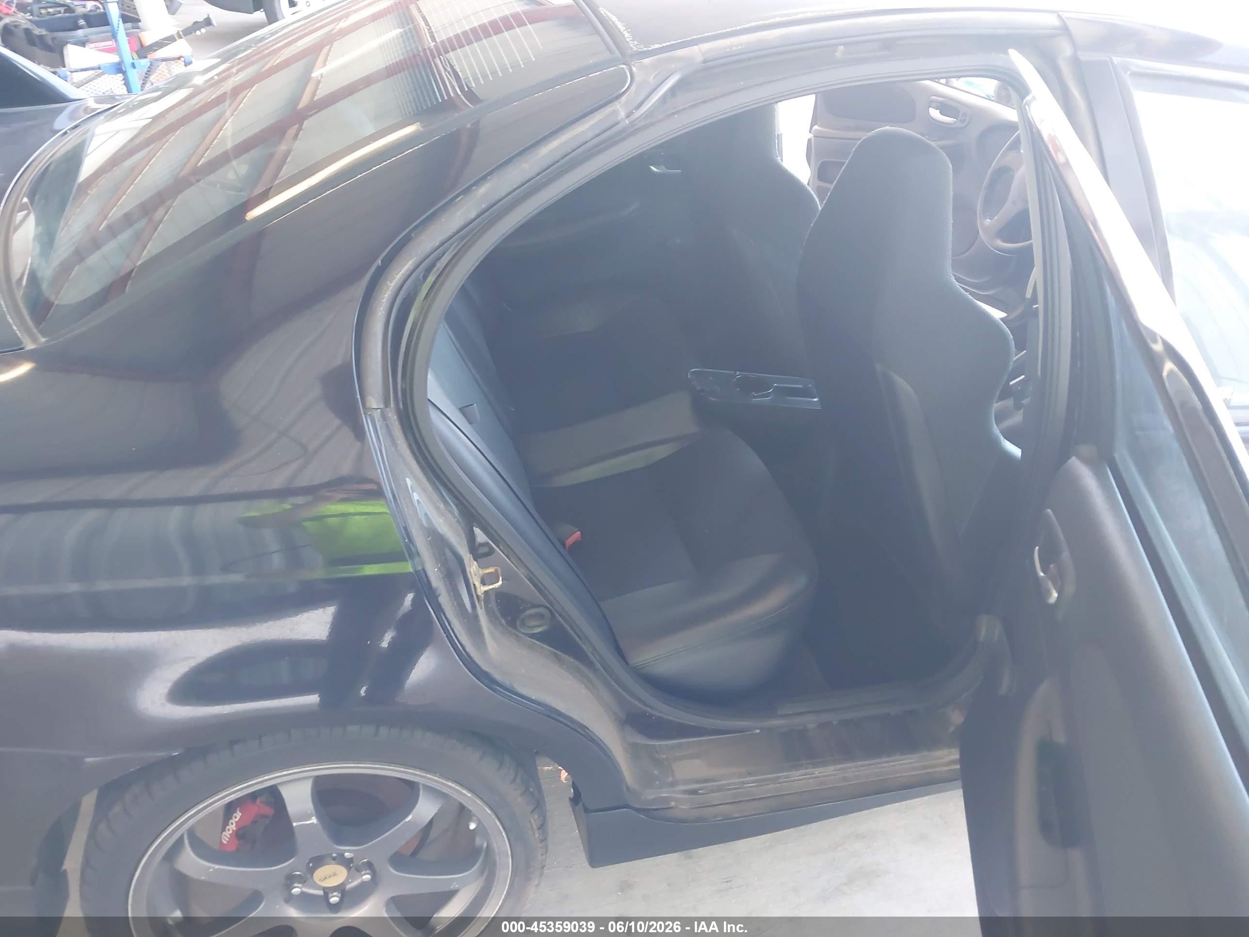 2004 Dodge Srt4   Черный vin: 1B3ES66S04D559611