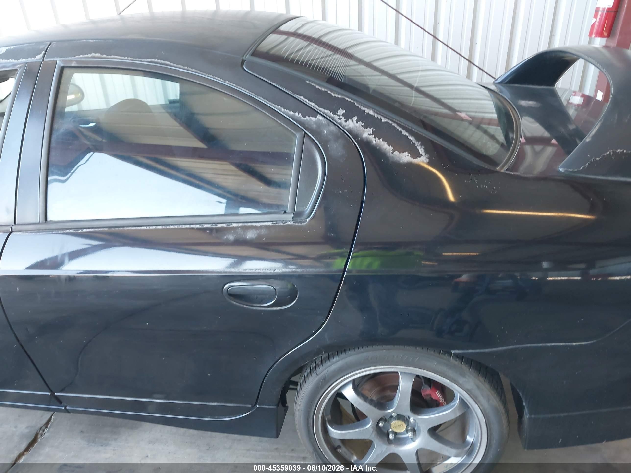 2004 Dodge Srt4   Черный vin: 1B3ES66S04D559611