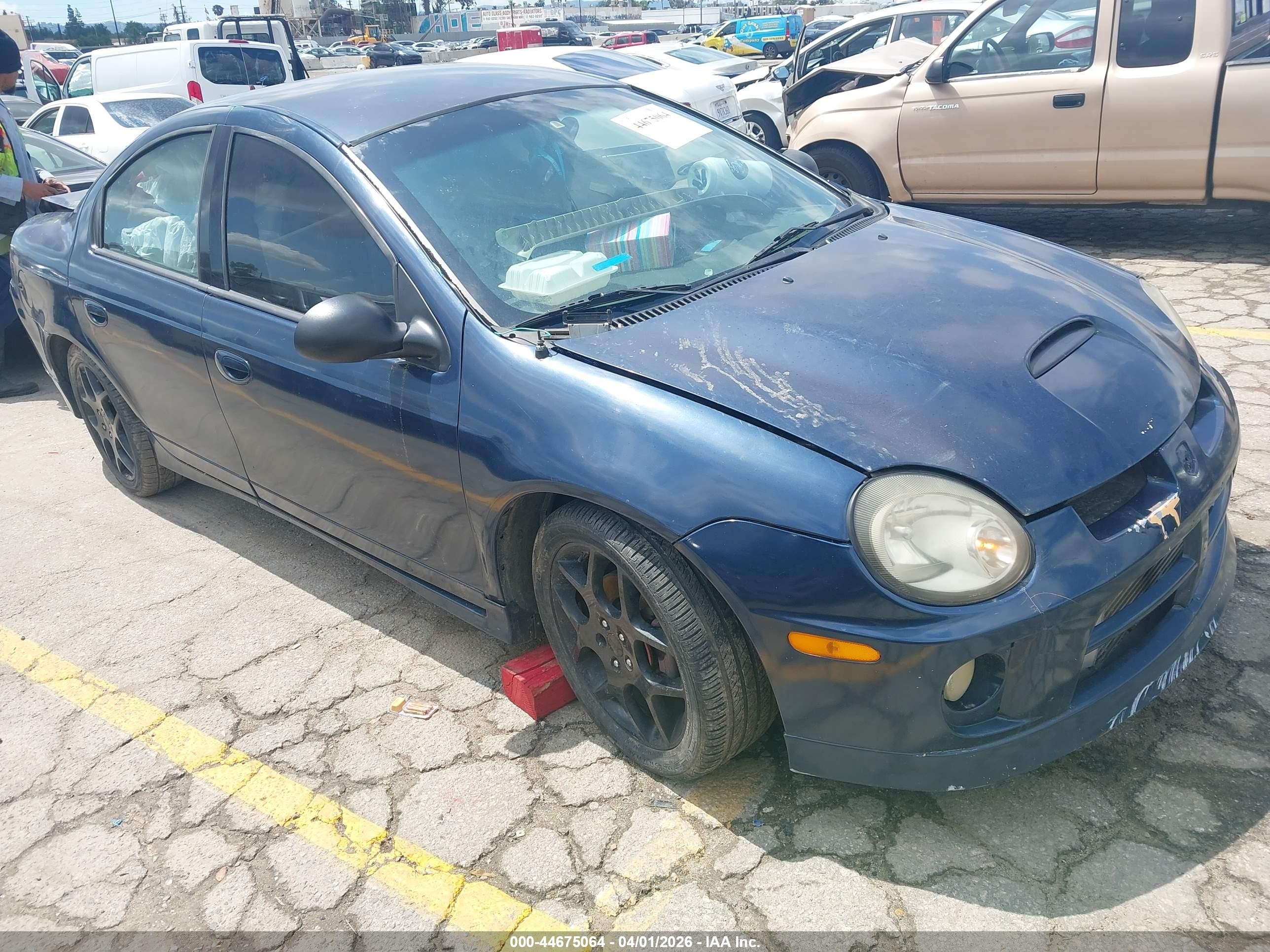 2004 Dodge Srt4   Синий vin: 1B3ES66S04D596223