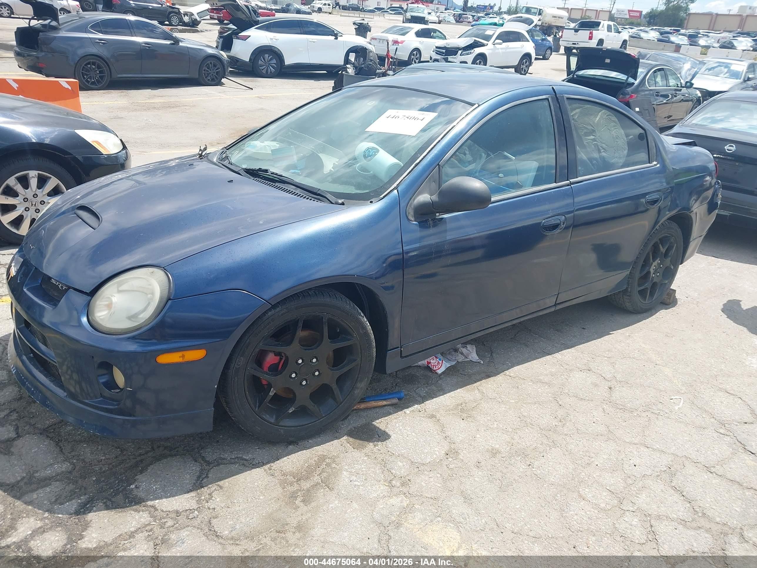 2004 Dodge Srt4   Синий vin: 1B3ES66S04D596223