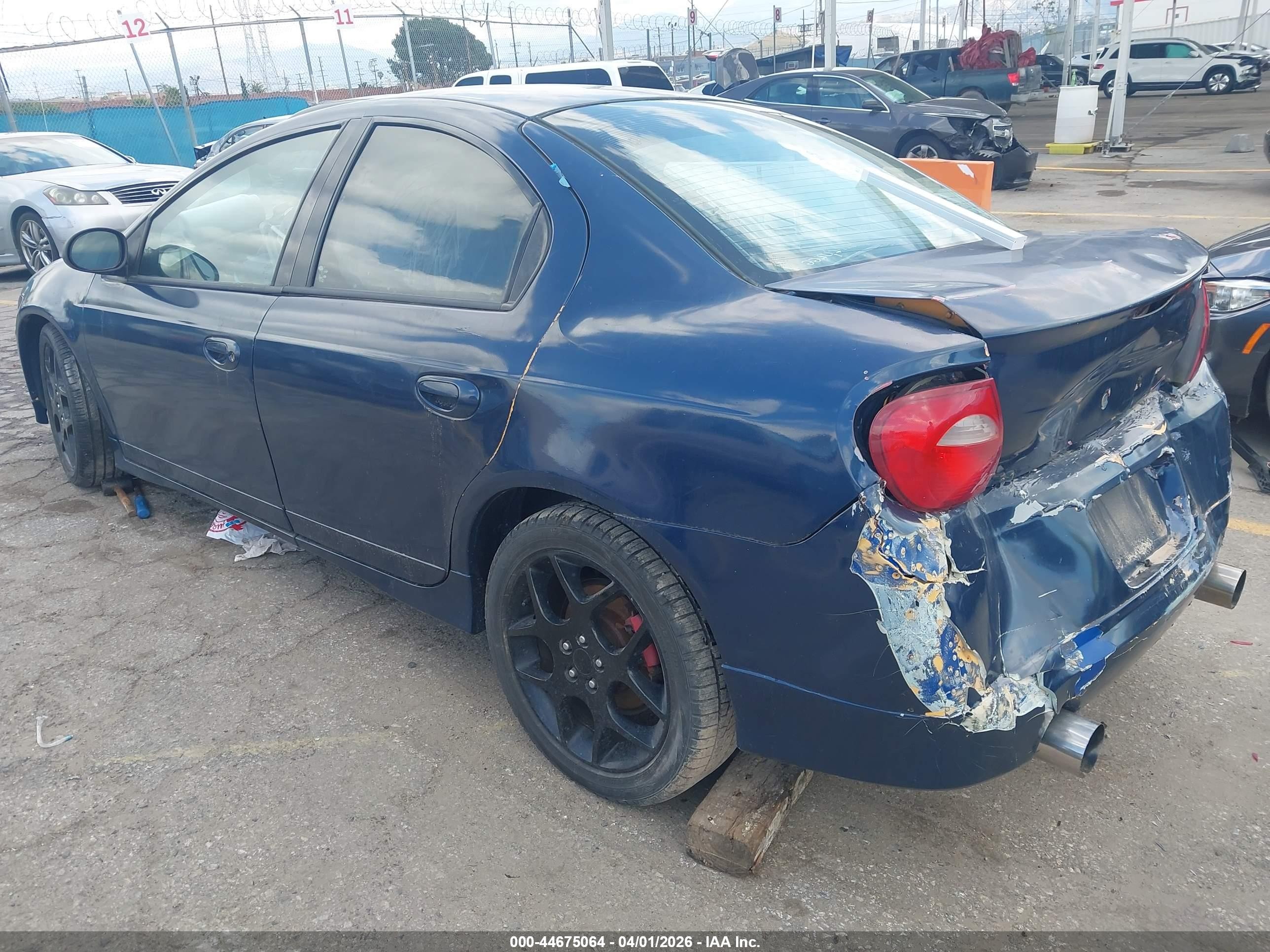 2004 Dodge Srt4   Синий vin: 1B3ES66S04D596223