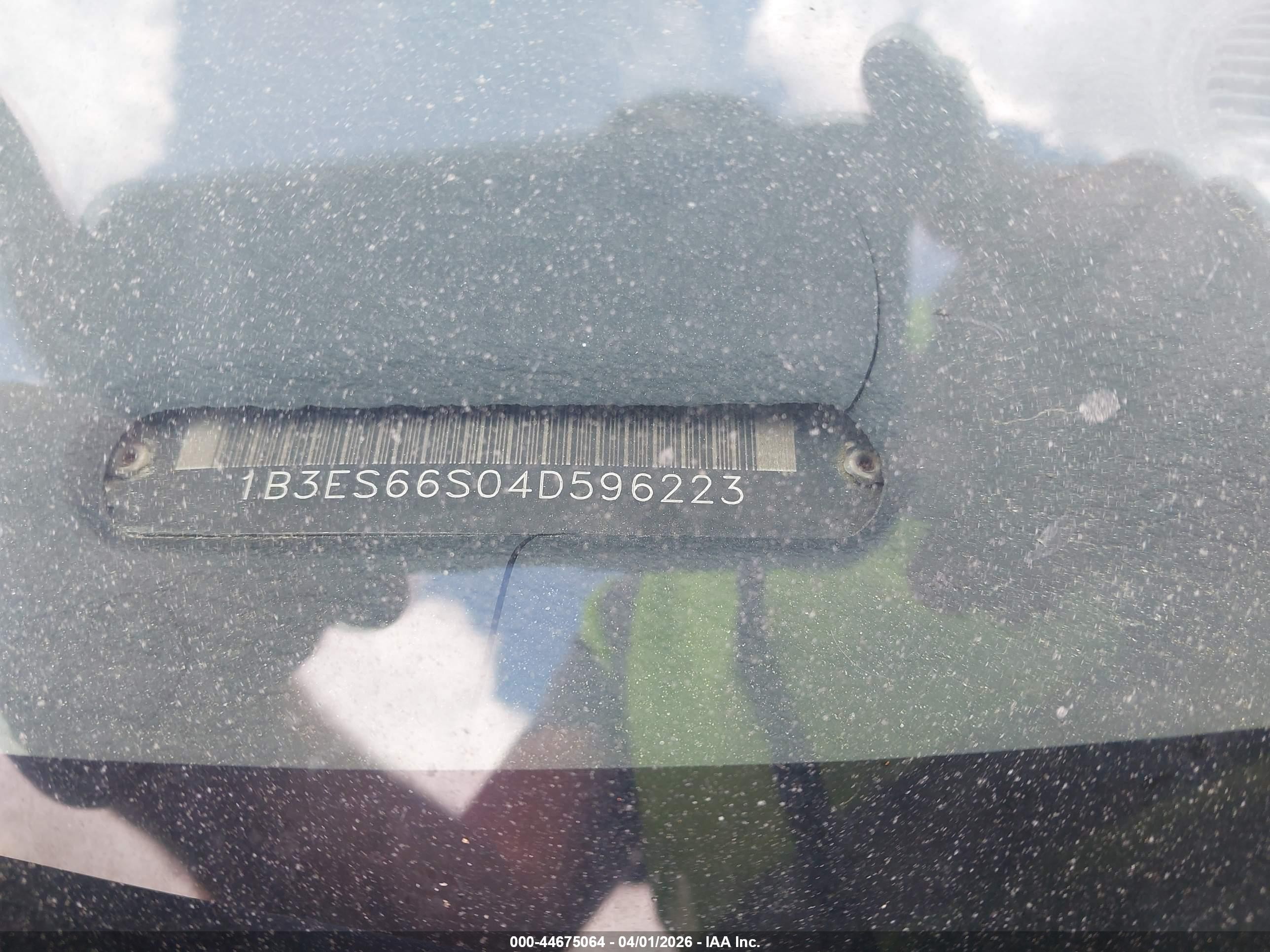 2004 Dodge Srt4   Синий vin: 1B3ES66S04D596223