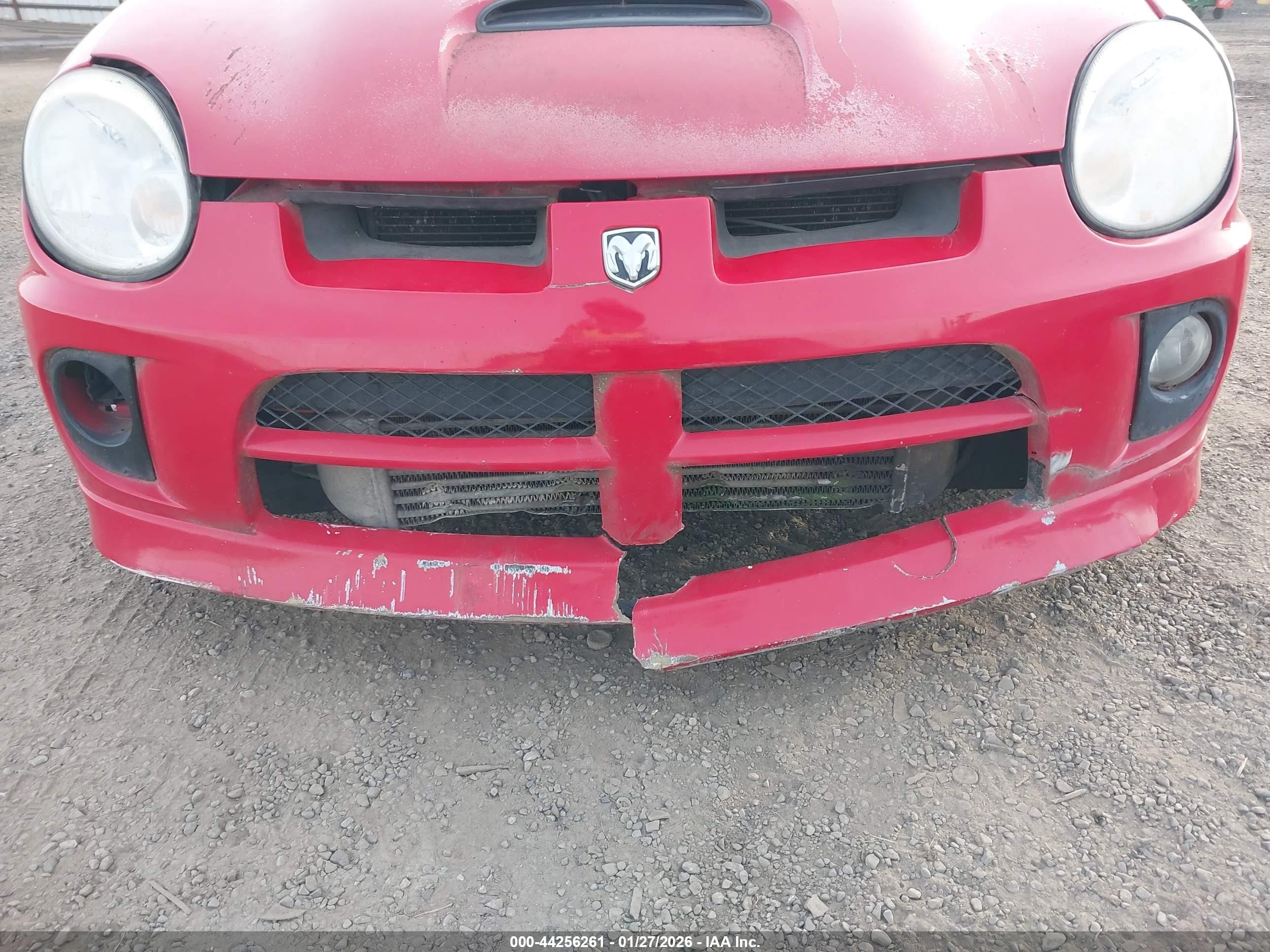 2005 Dodge Srt4   Красный vin: 1B3ES66S05D107613