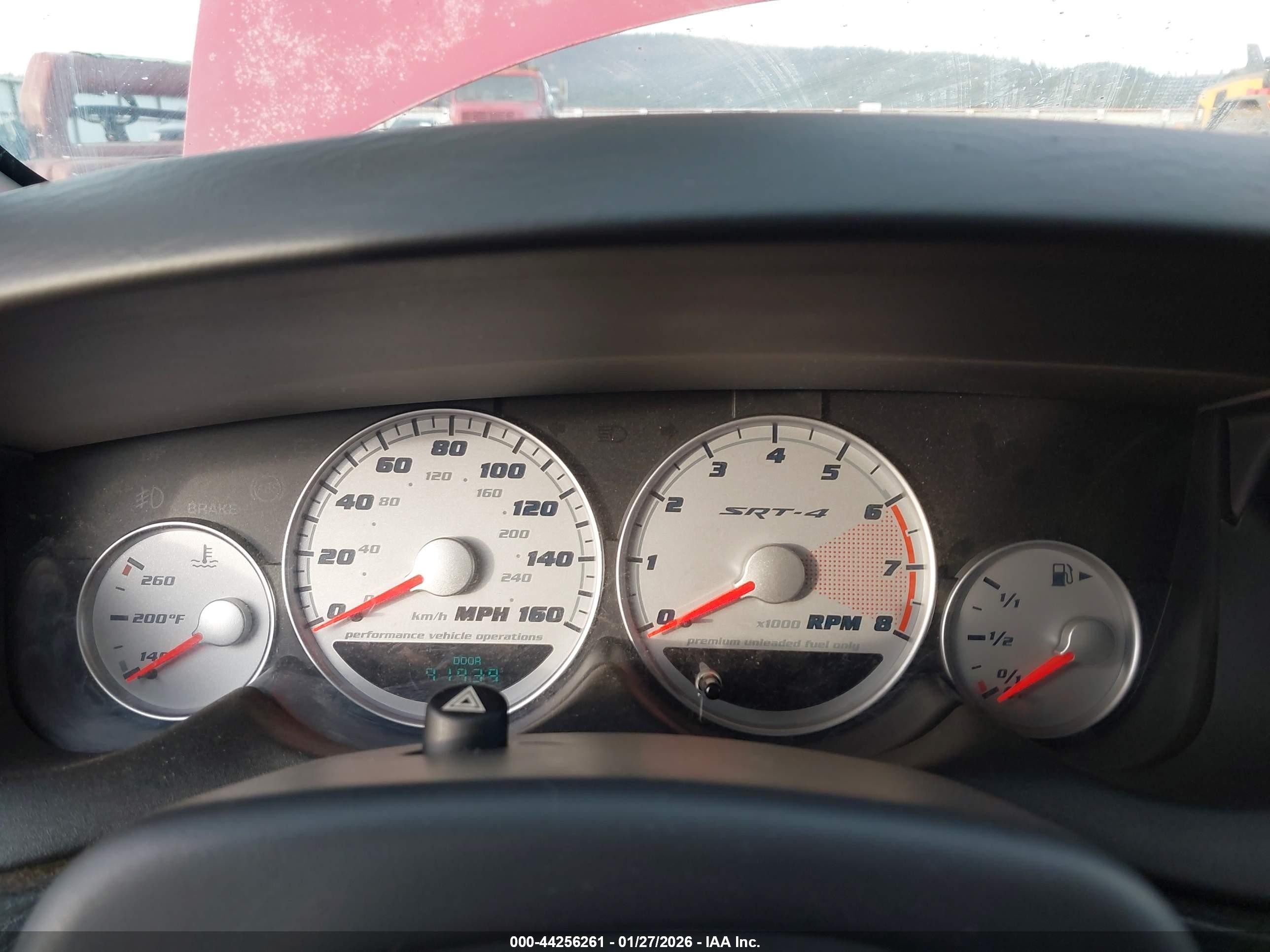 2005 Dodge Srt4   Красный vin: 1B3ES66S05D107613