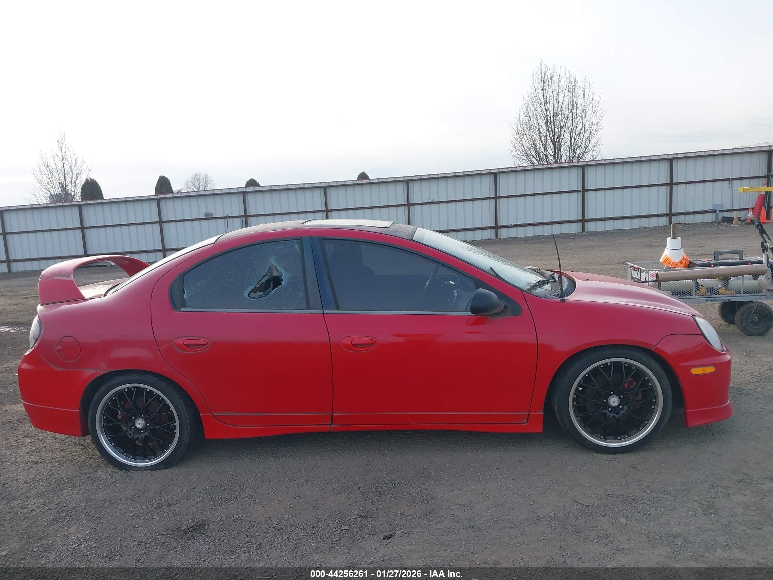 2005 Dodge Srt4   Красный vin: 1B3ES66S05D107613