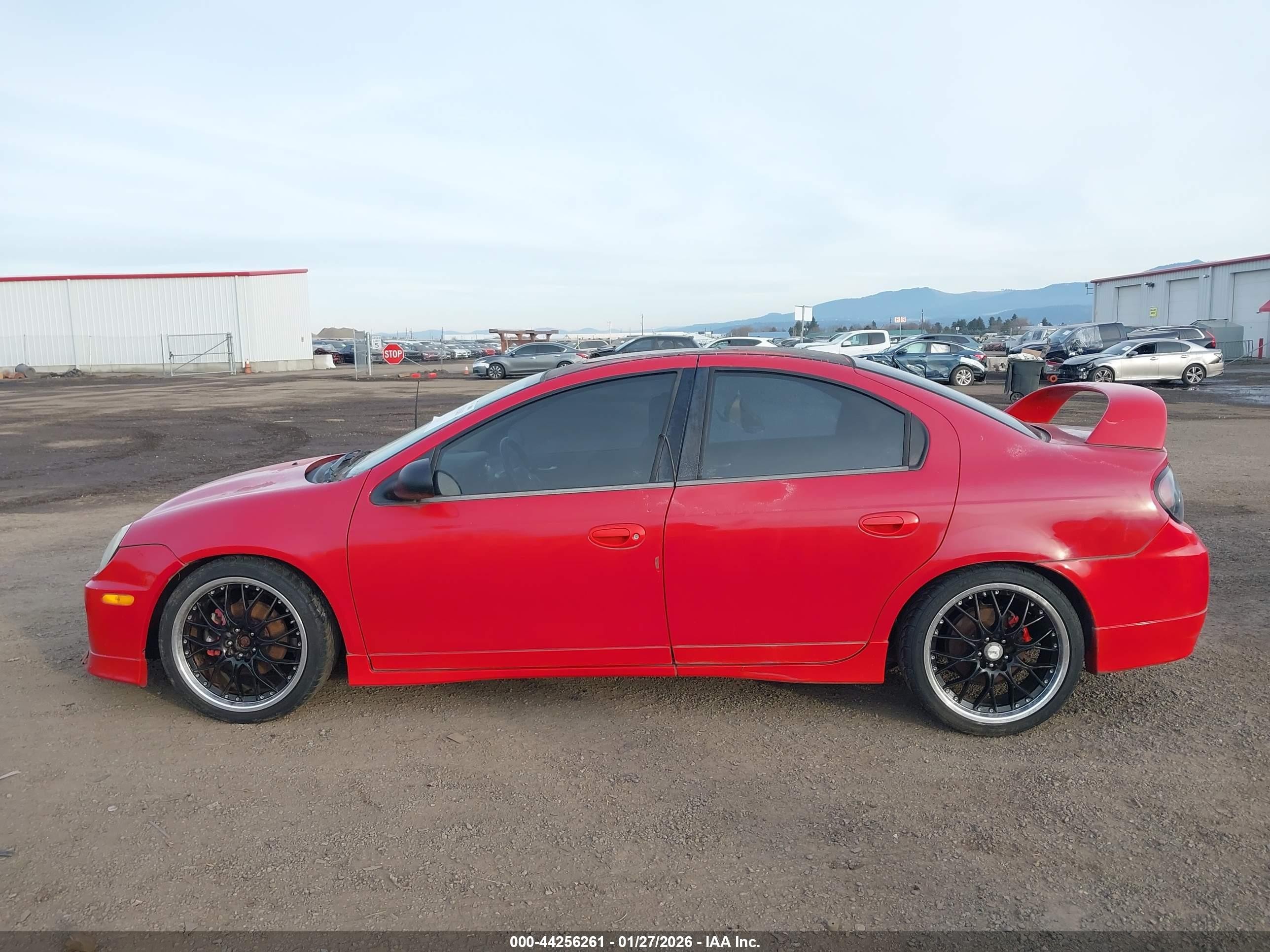 2005 Dodge Srt4   Красный vin: 1B3ES66S05D107613