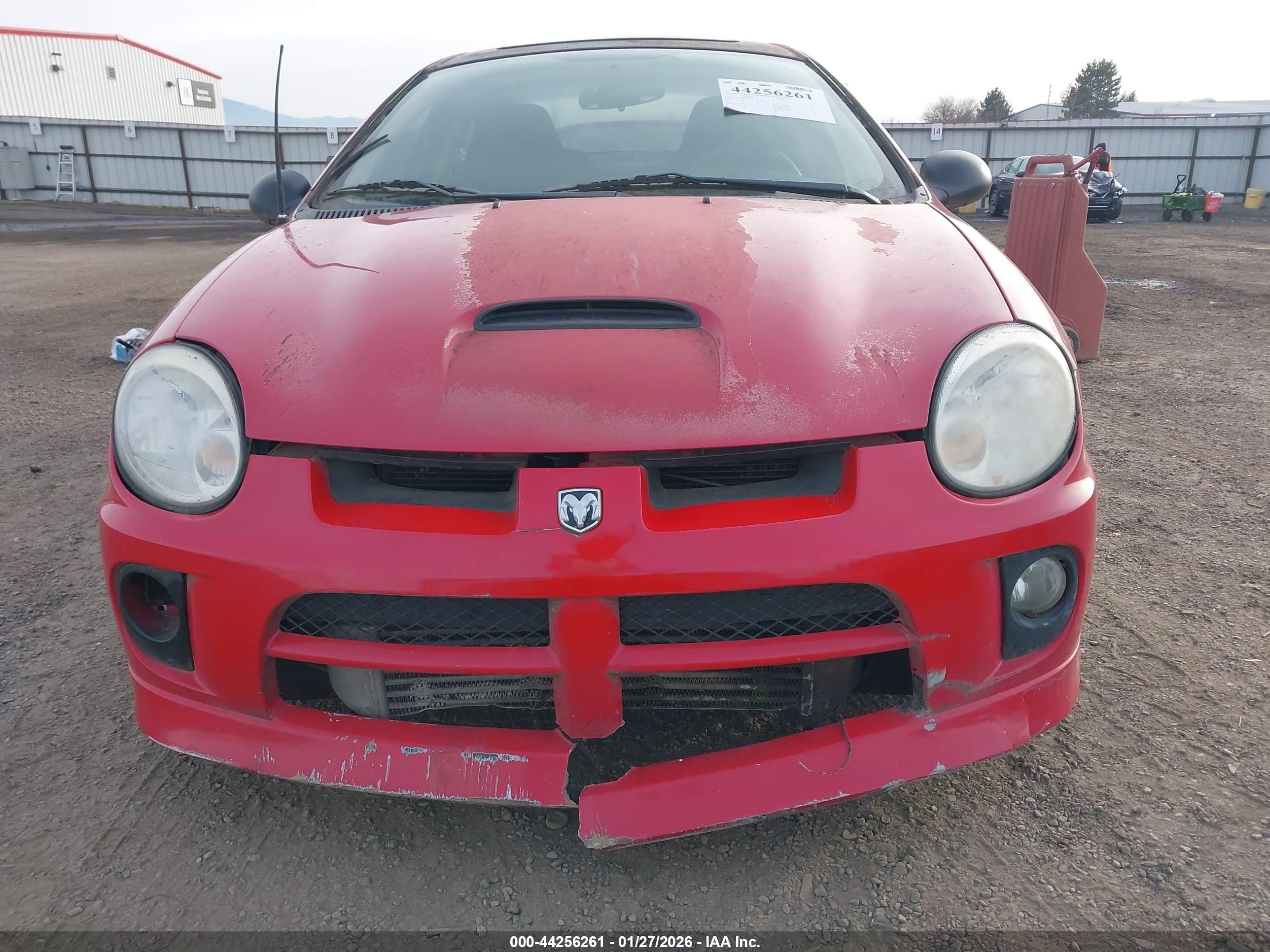 2005 Dodge Srt4   Красный vin: 1B3ES66S05D107613