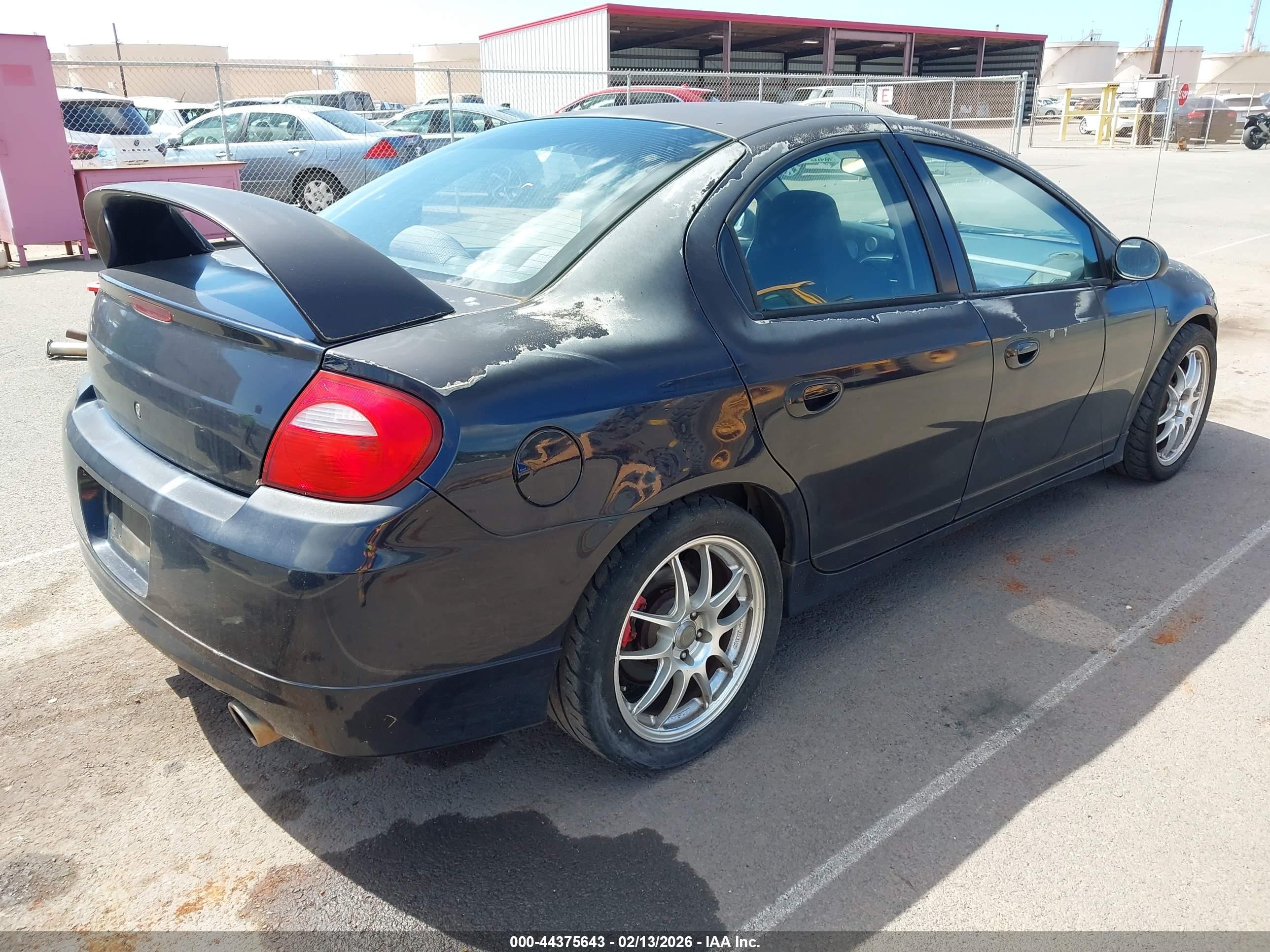 2003 Dodge Srt4   Black vin: 1B3ES66S13D202100