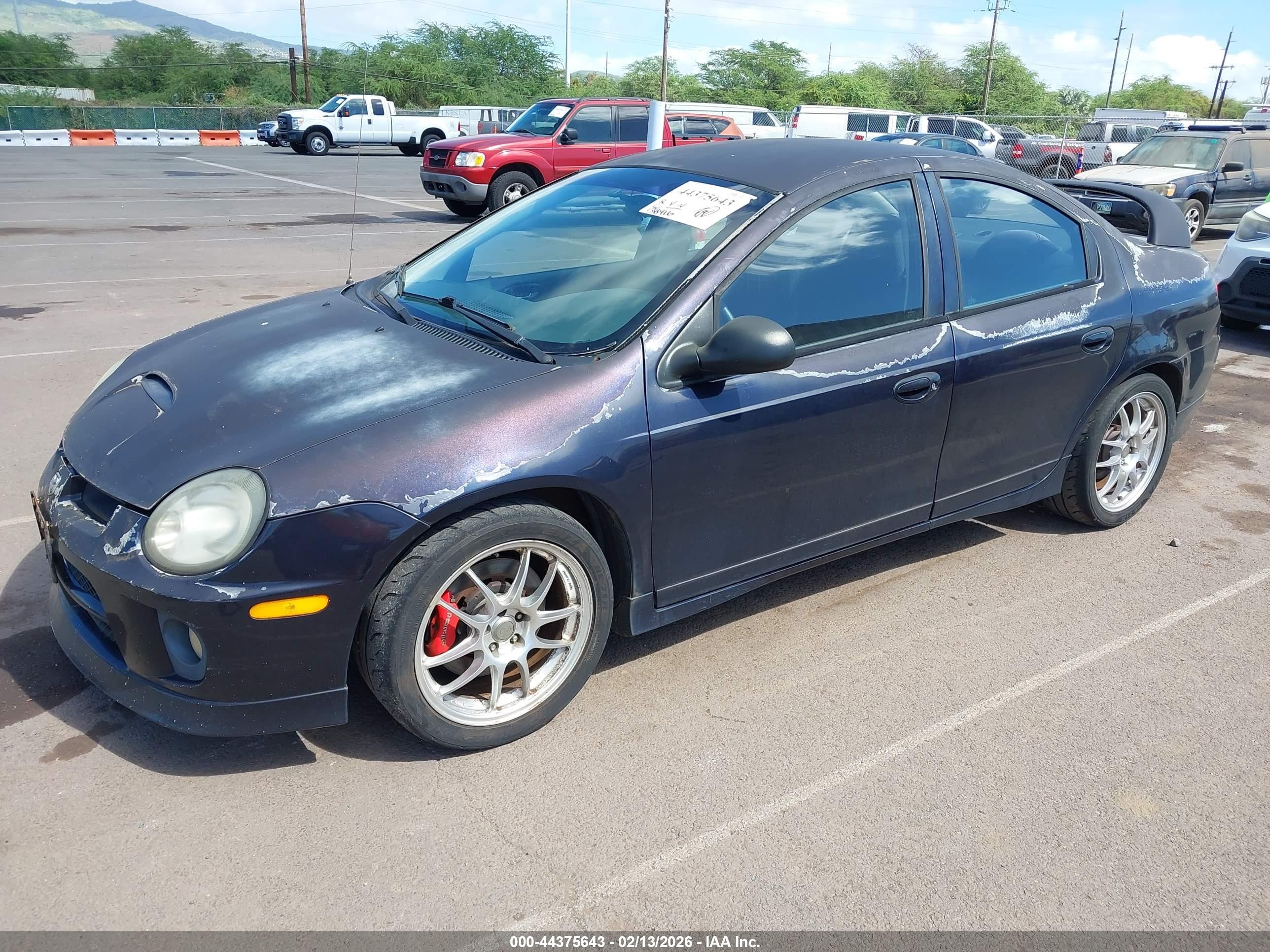 2003 Dodge Srt4   Black vin: 1B3ES66S13D202100