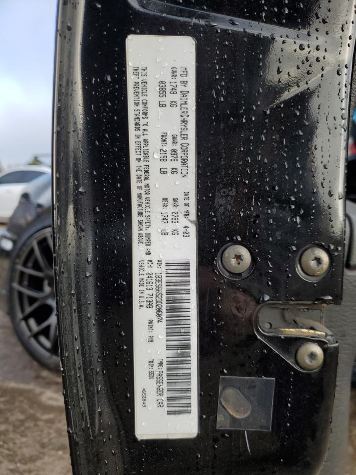 2003 Dodge Neon Srt-4 Black vin: 1B3ES66S23D206074
