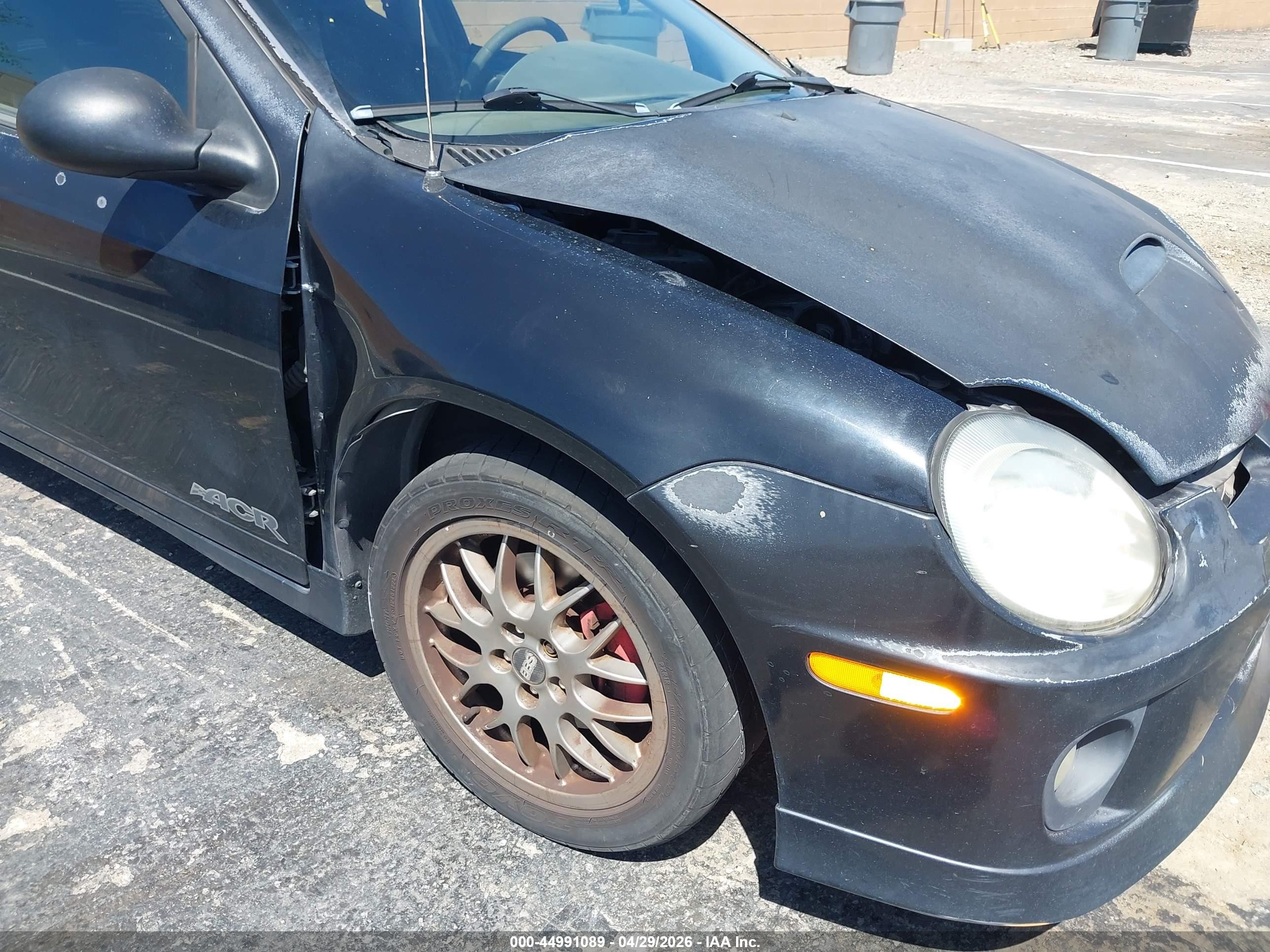 2005 Dodge Srt4   Black vin: 1B3ES66S25D250434