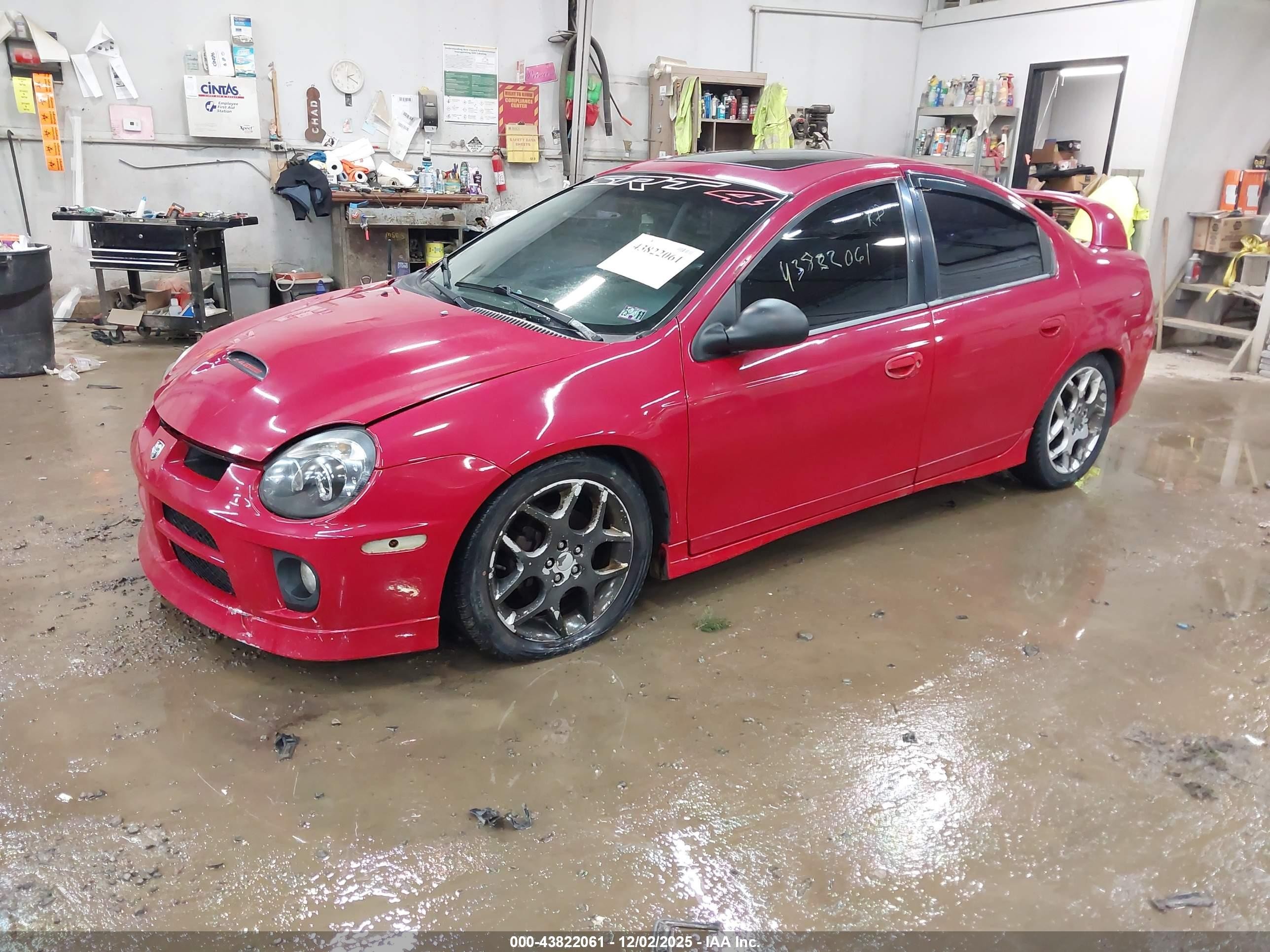 2005 Dodge Srt4   Red vin: 1B3ES66S35D259692