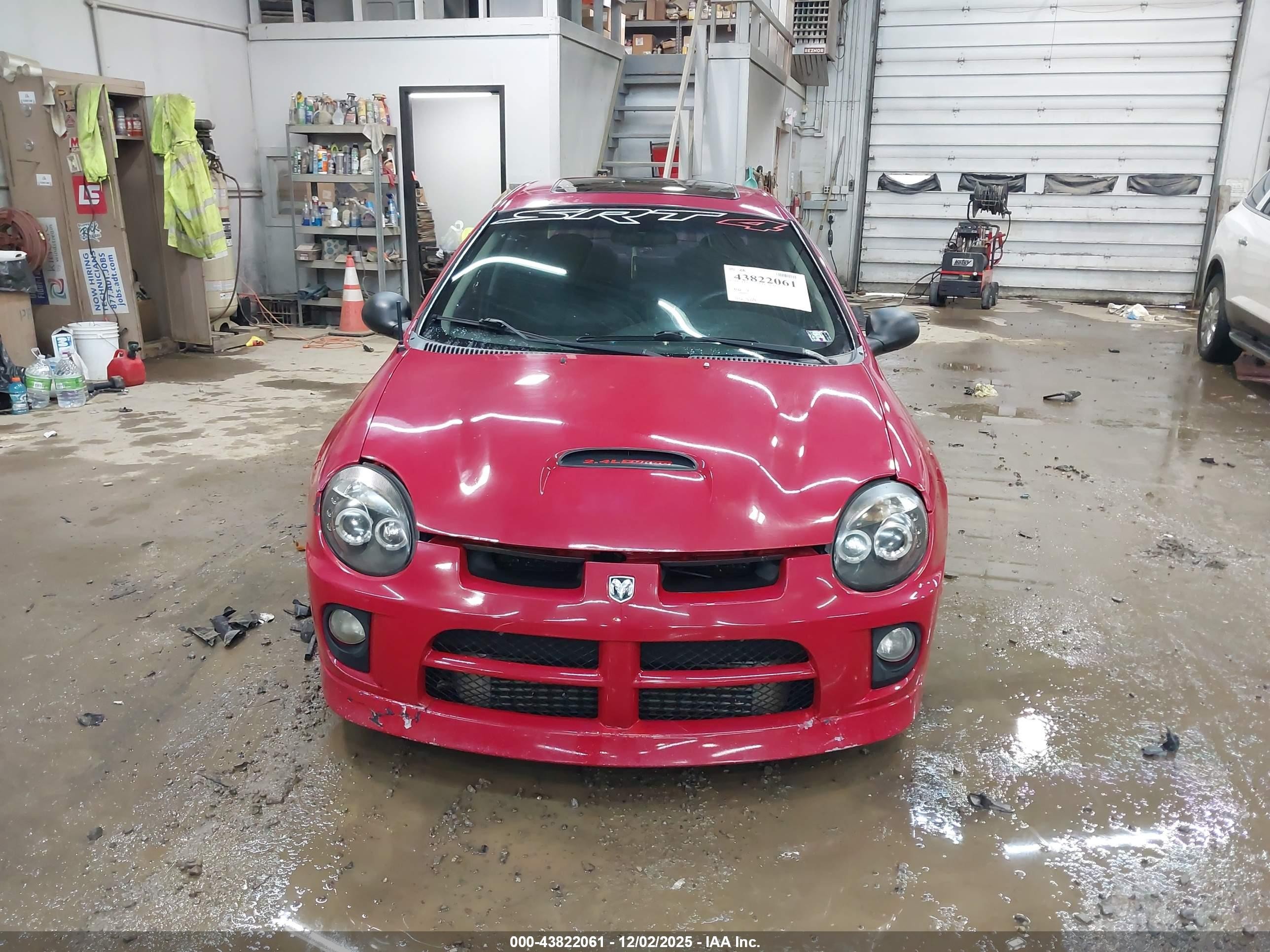 2005 Dodge Srt4   Red vin: 1B3ES66S35D259692