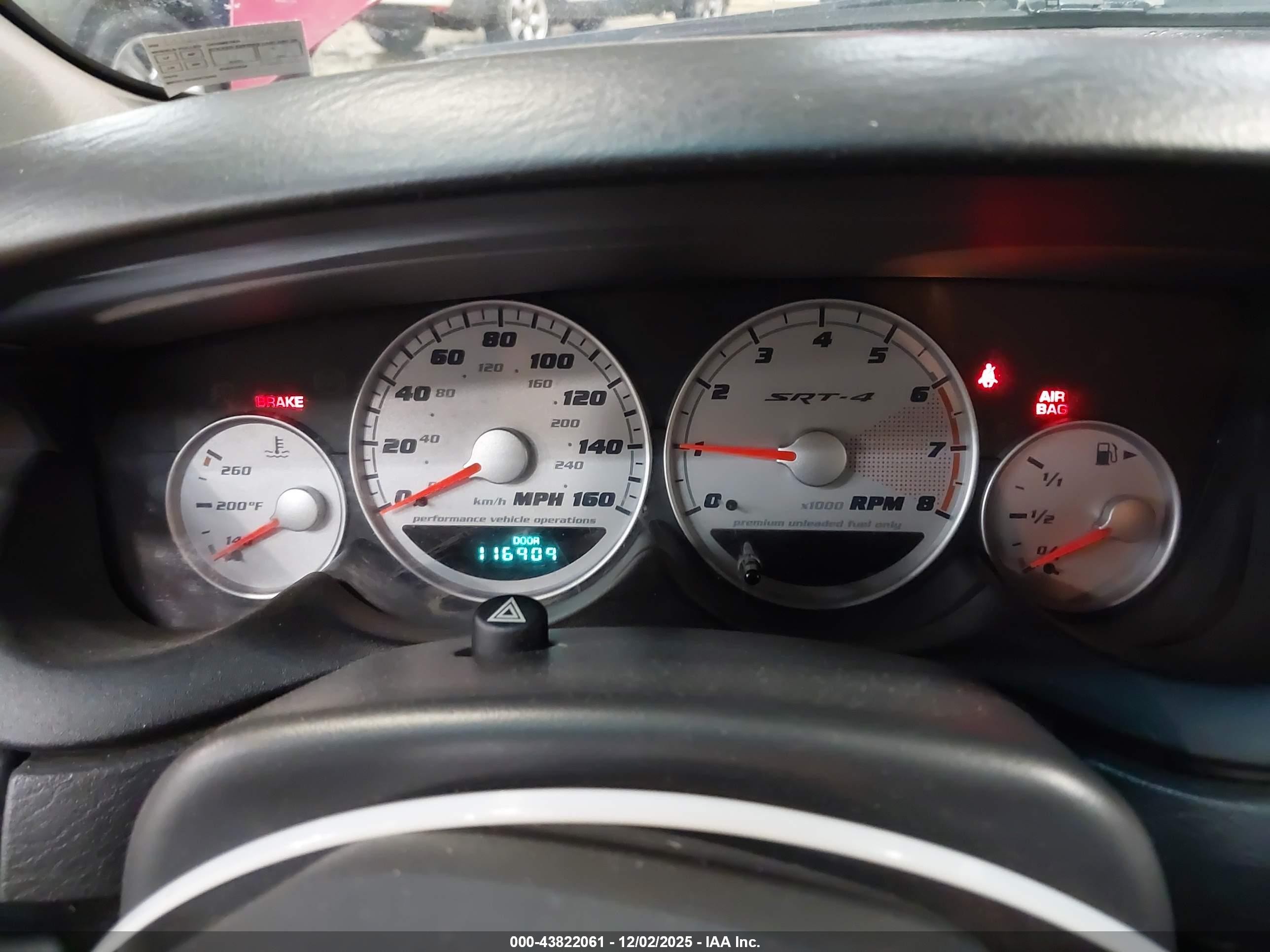 2005 Dodge Srt4   Red vin: 1B3ES66S35D259692