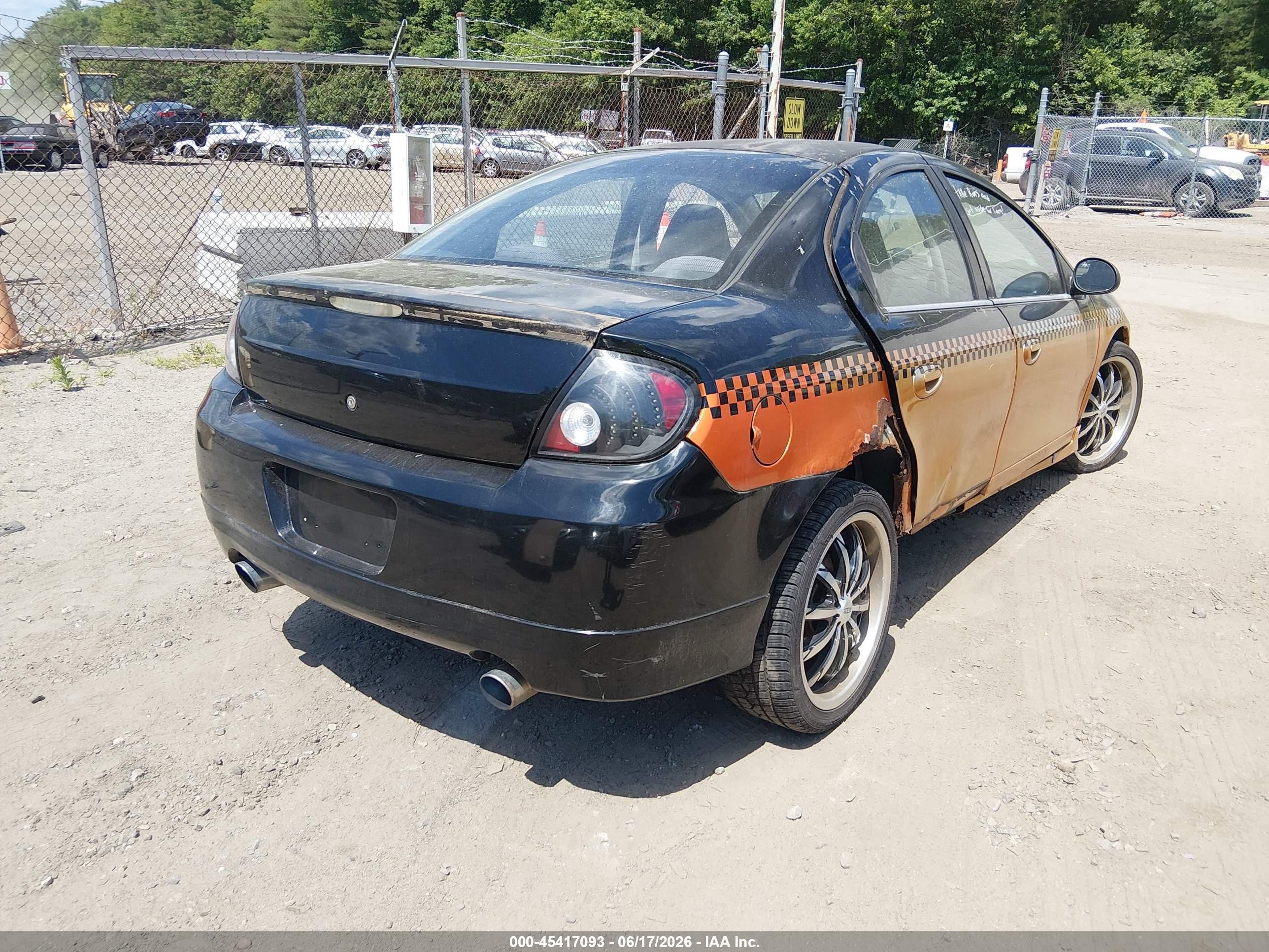 2005 Dodge Srt4   Black vin: 1B3ES66S45D113723