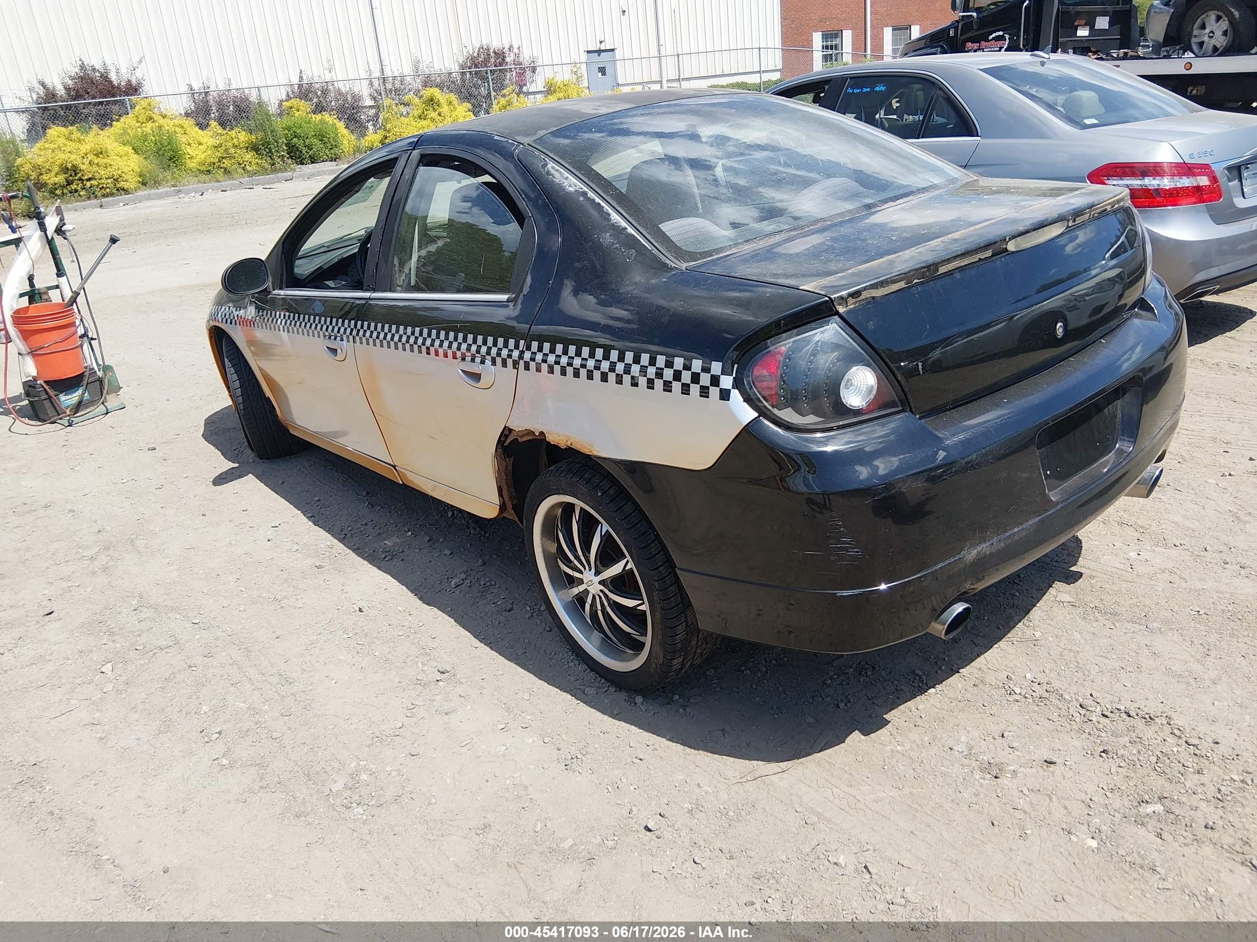 2005 Dodge Srt4   Black vin: 1B3ES66S45D113723