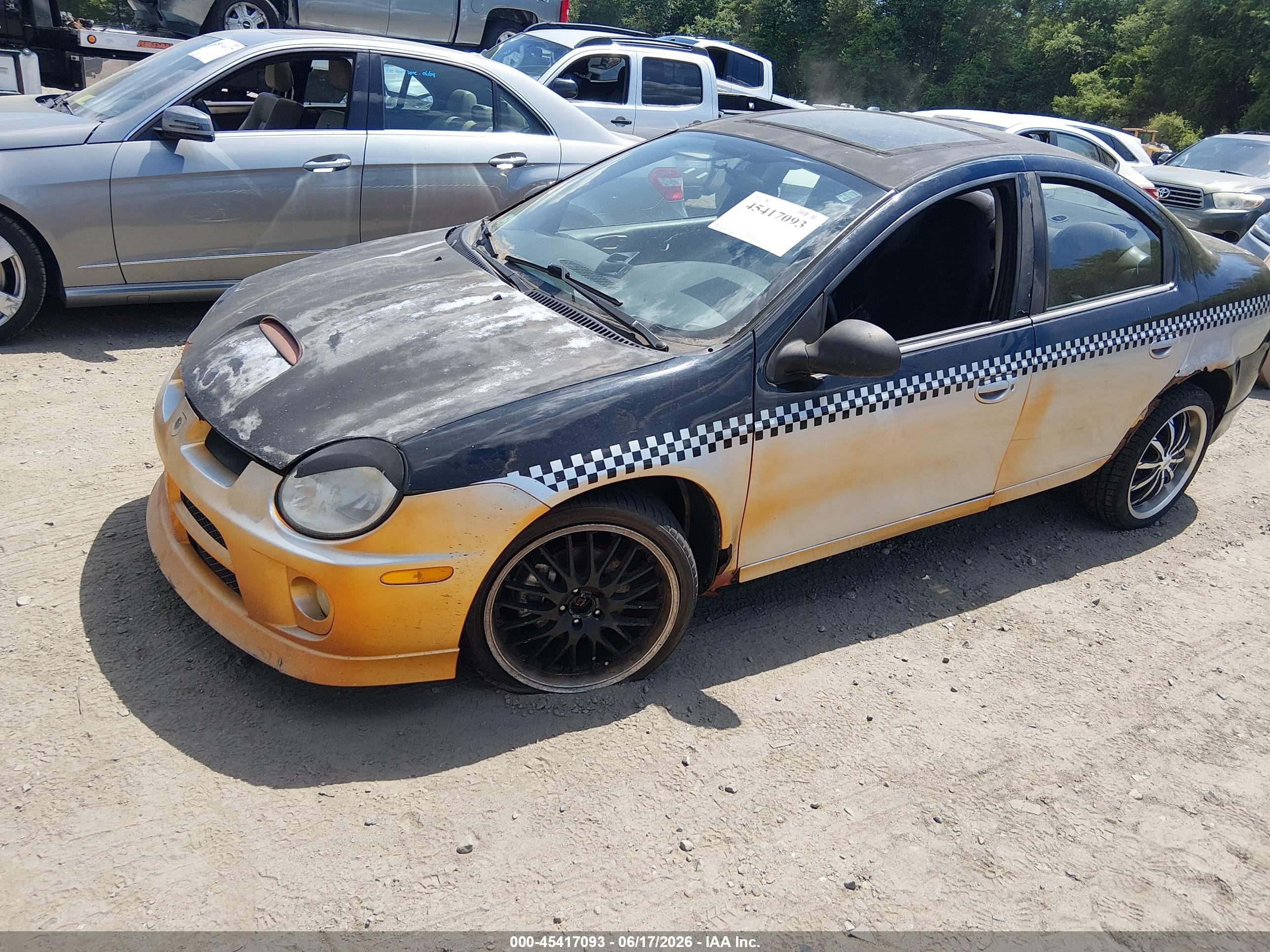 2005 Dodge Srt4   Black vin: 1B3ES66S45D113723