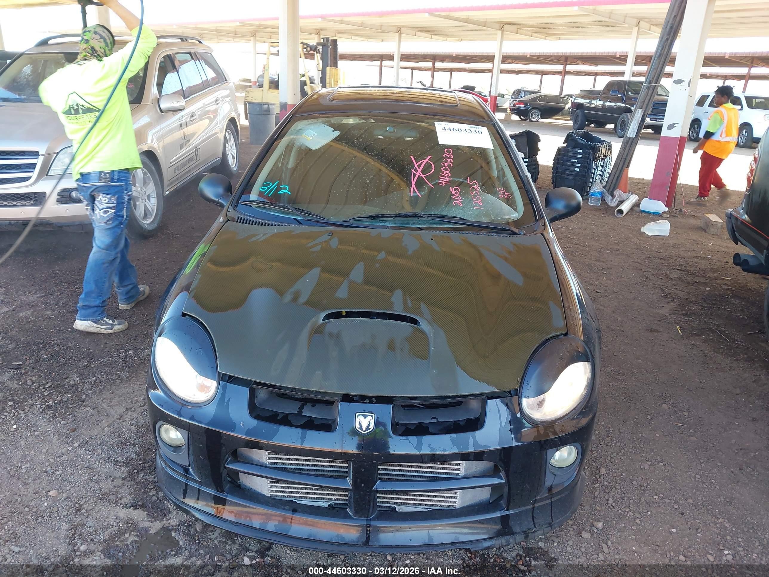2005 Dodge Srt4   Black vin: 1B3ES66S55D125525