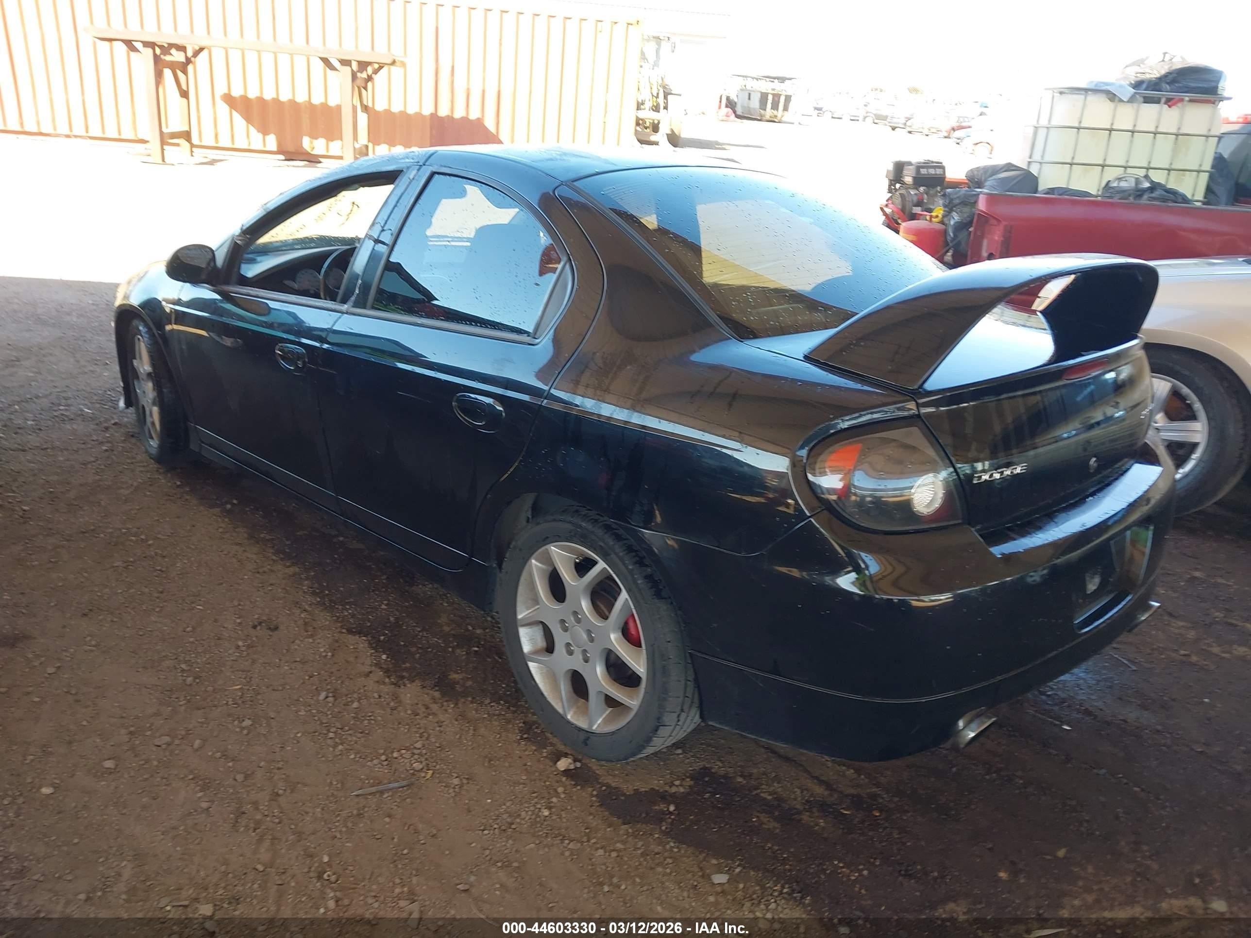 2005 Dodge Srt4   Black vin: 1B3ES66S55D125525