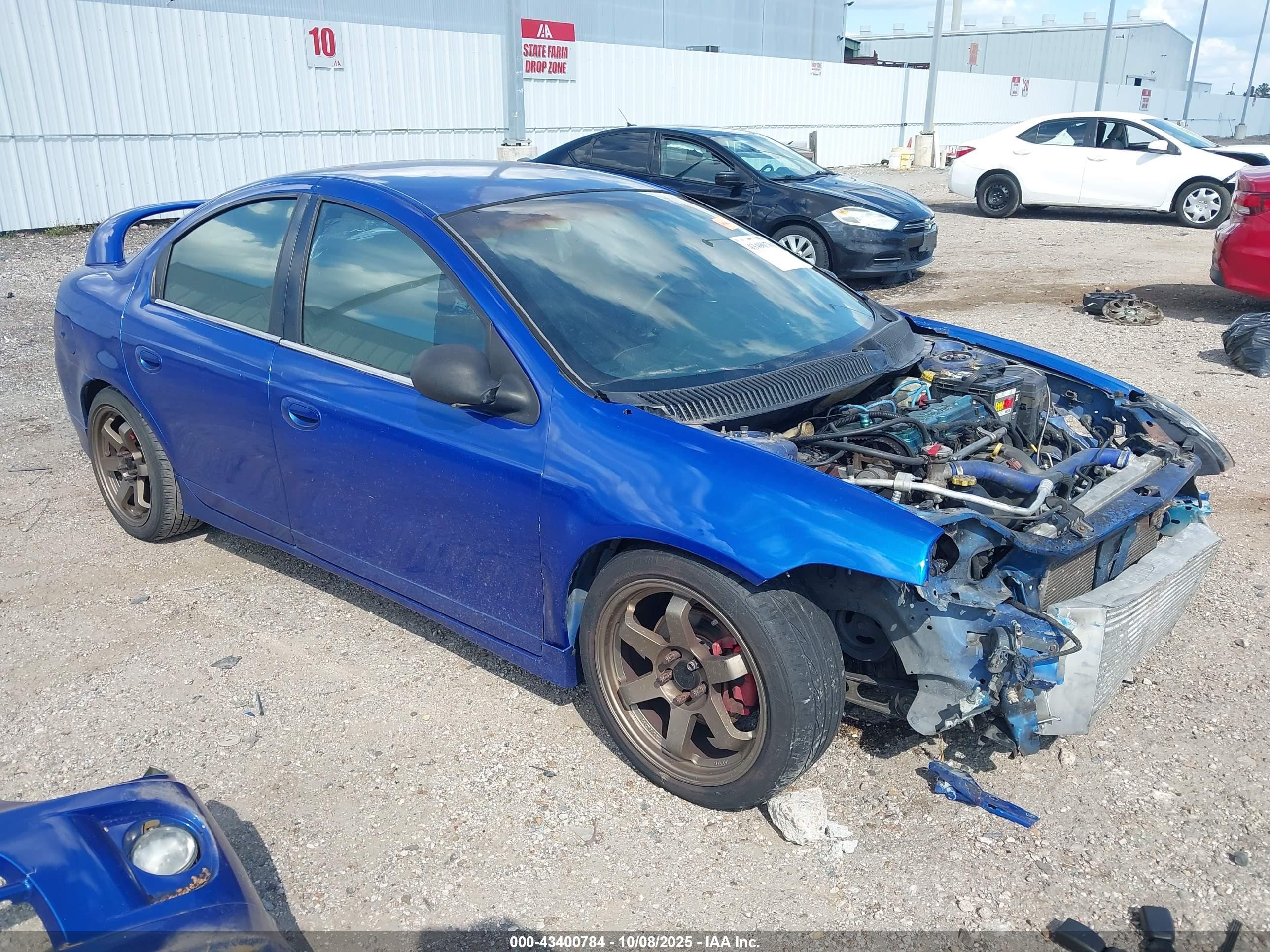 2004 Dodge Srt4   Синий vin: 1B3ES66S64D611517