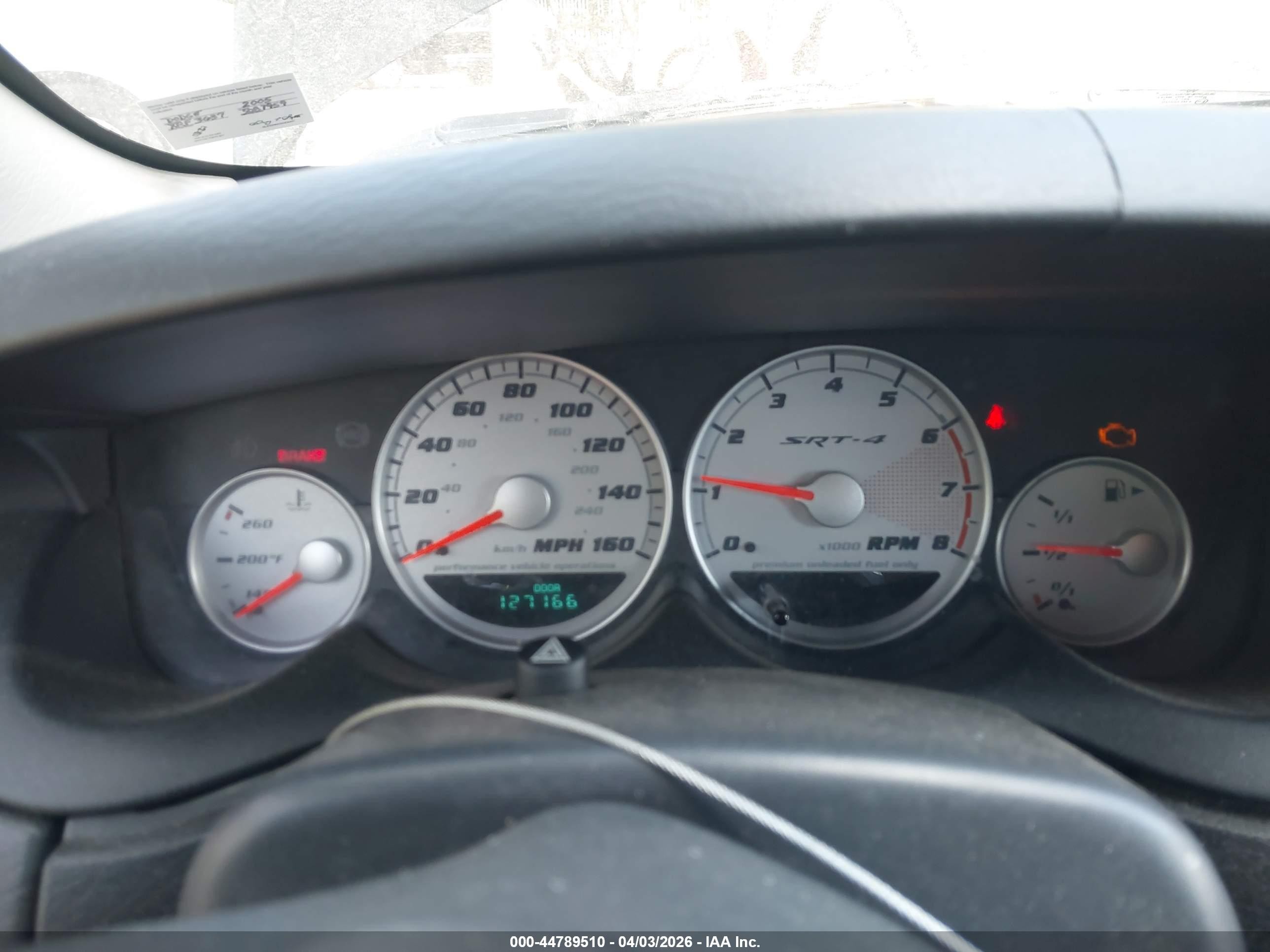2005 Dodge Srt4   Black vin: 1B3ES66S65D194790