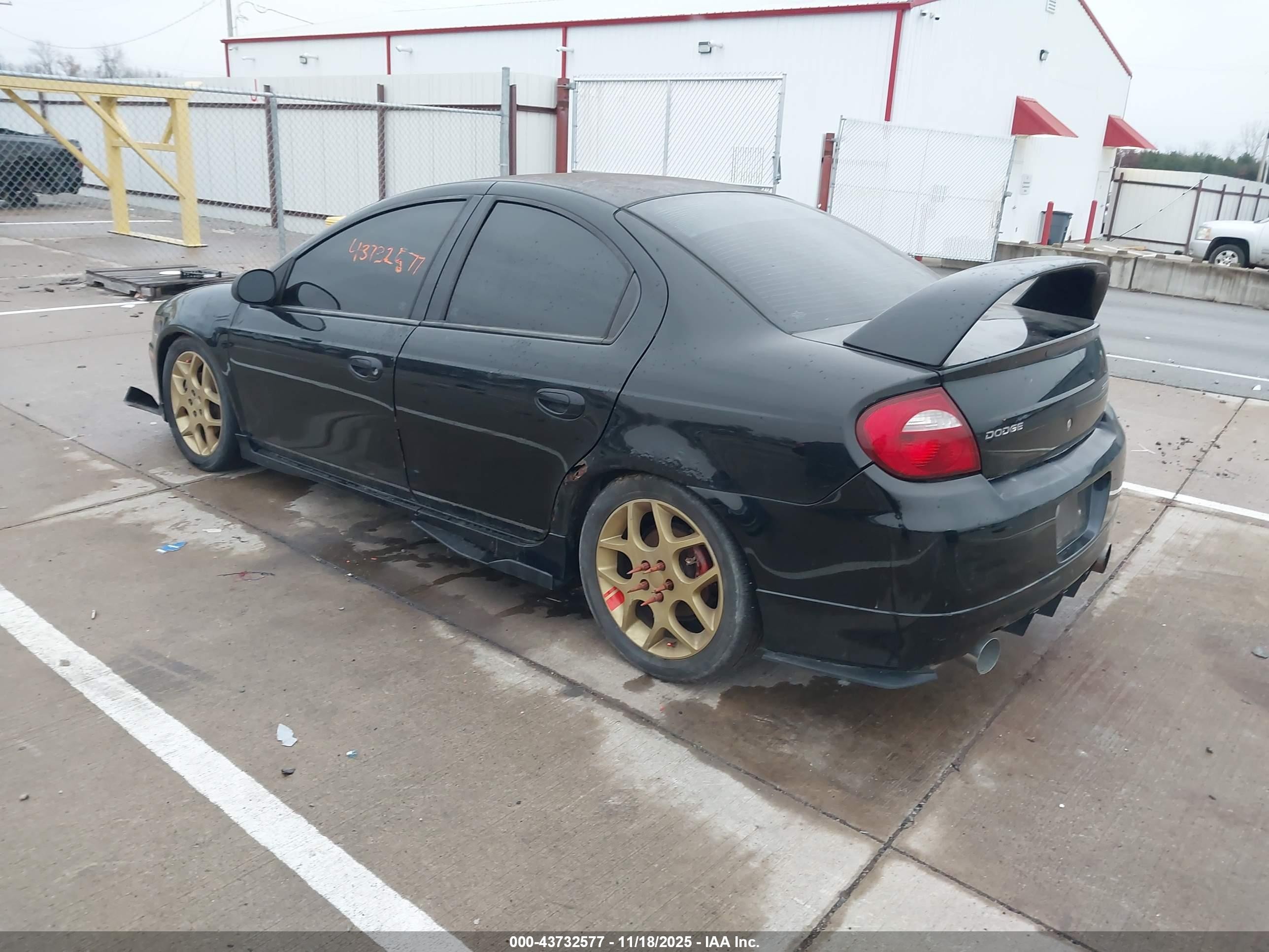 2005 Dodge Srt4   Black vin: 1B3ES66S65D266507