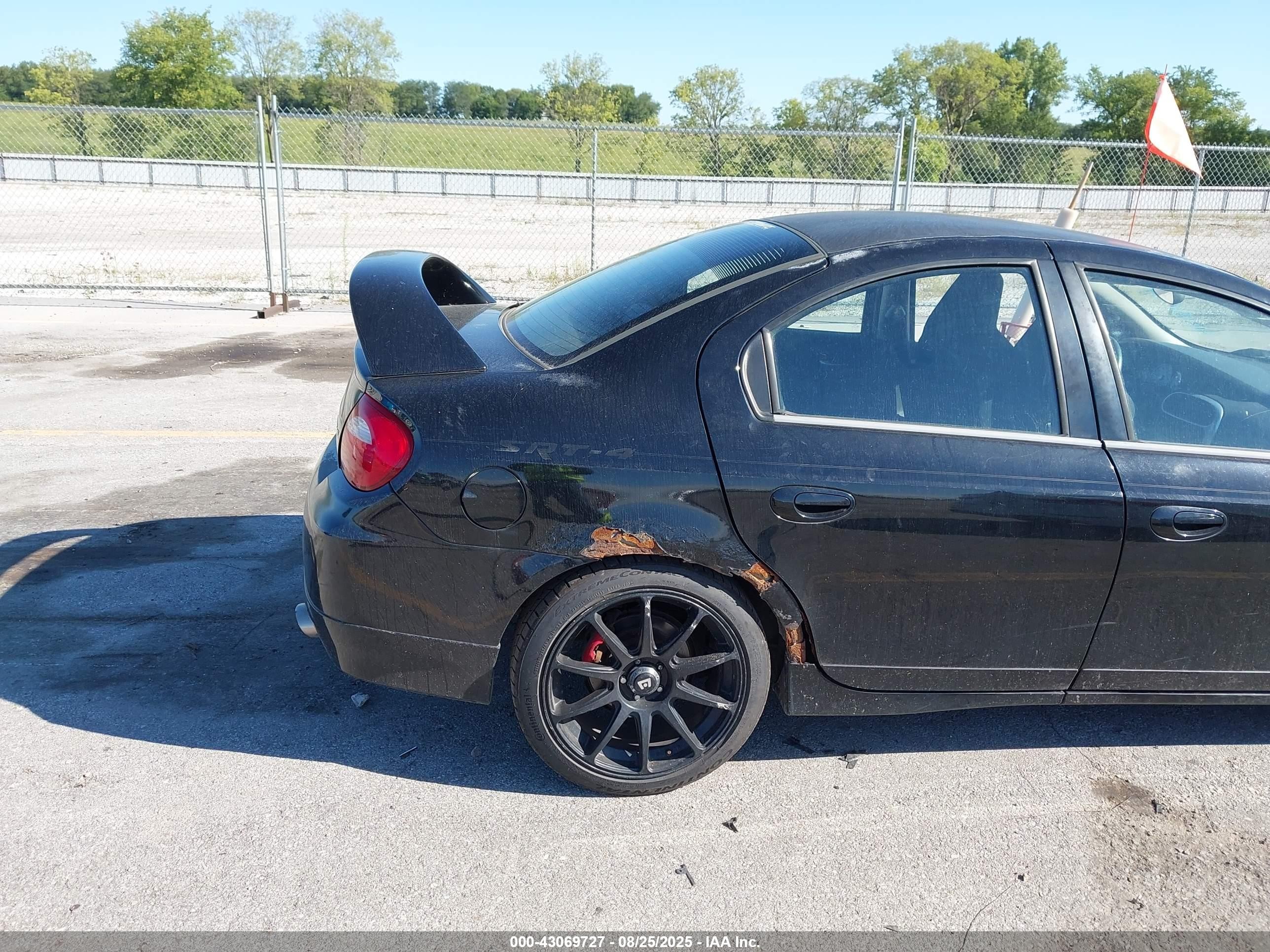 2004 Dodge Srt4   Черный vin: 1B3ES66S94D579355
