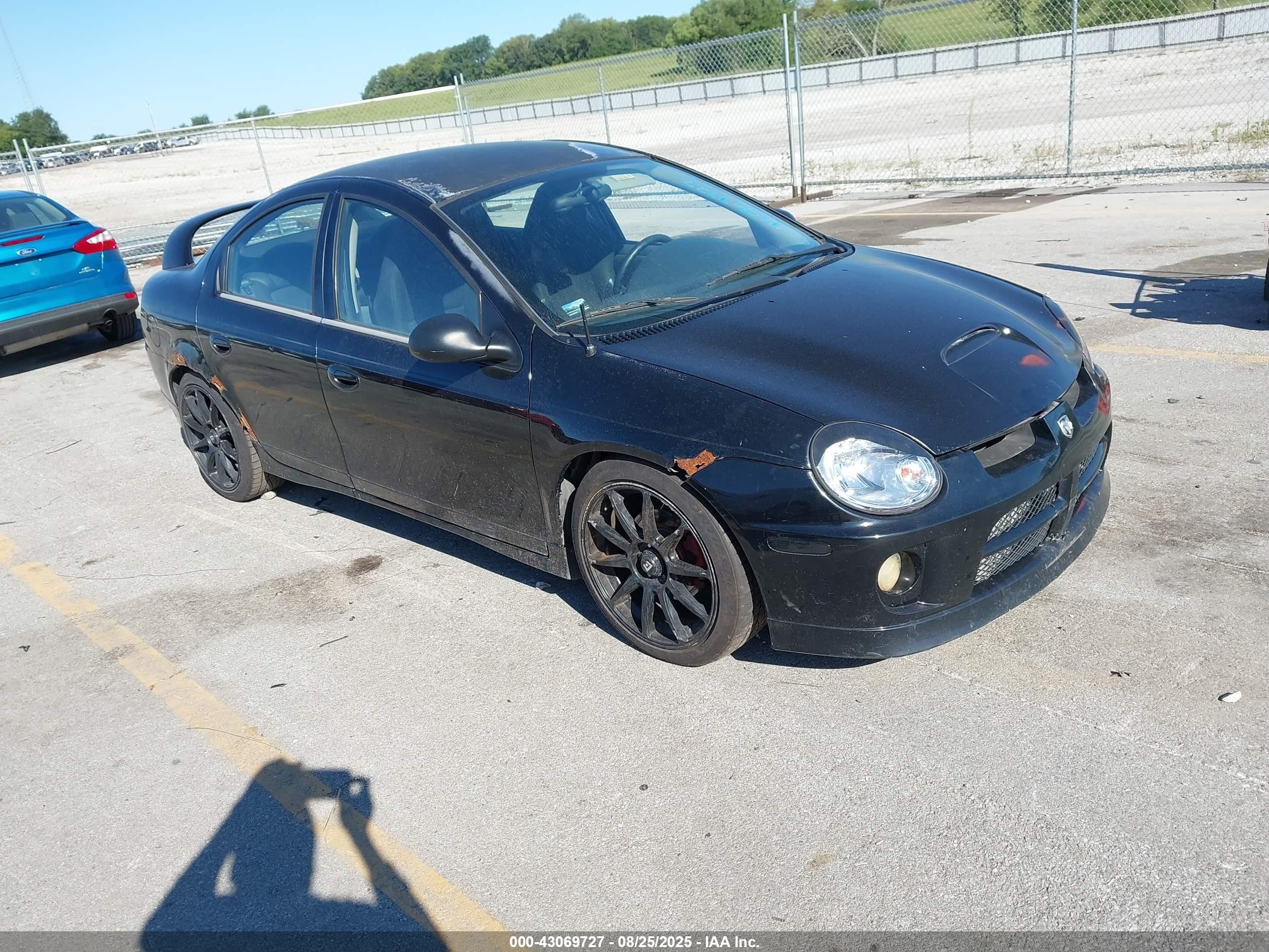 2004 Dodge Srt4   Черный vin: 1B3ES66S94D579355