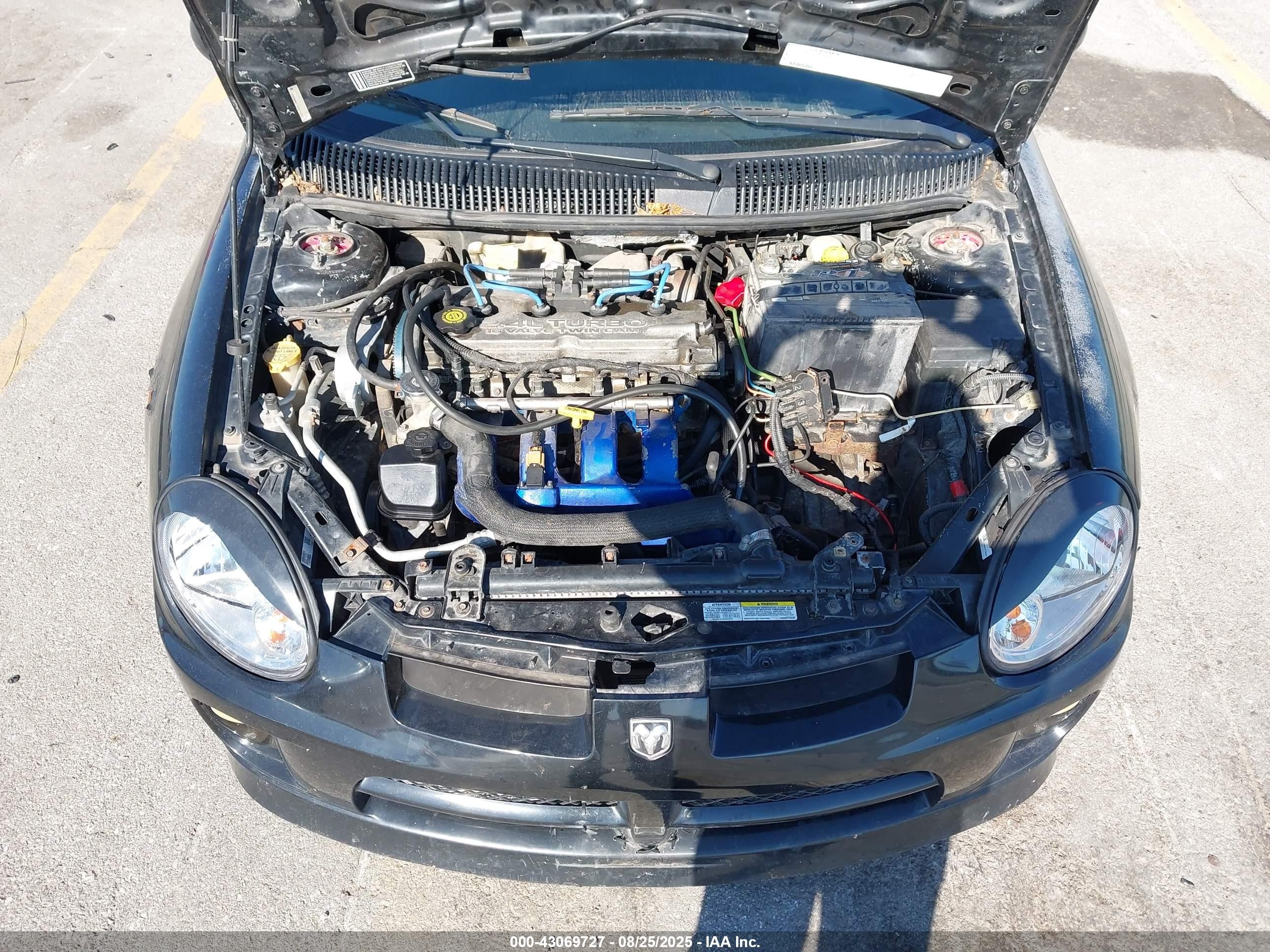 2004 Dodge Srt4   Черный vin: 1B3ES66S94D579355