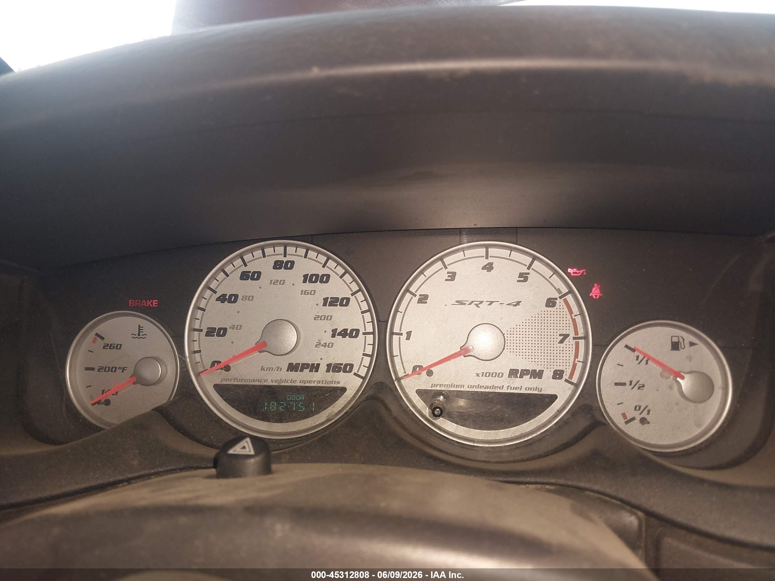 2005 Dodge Srt4   Красный vin: 1B3ES66S95D206642