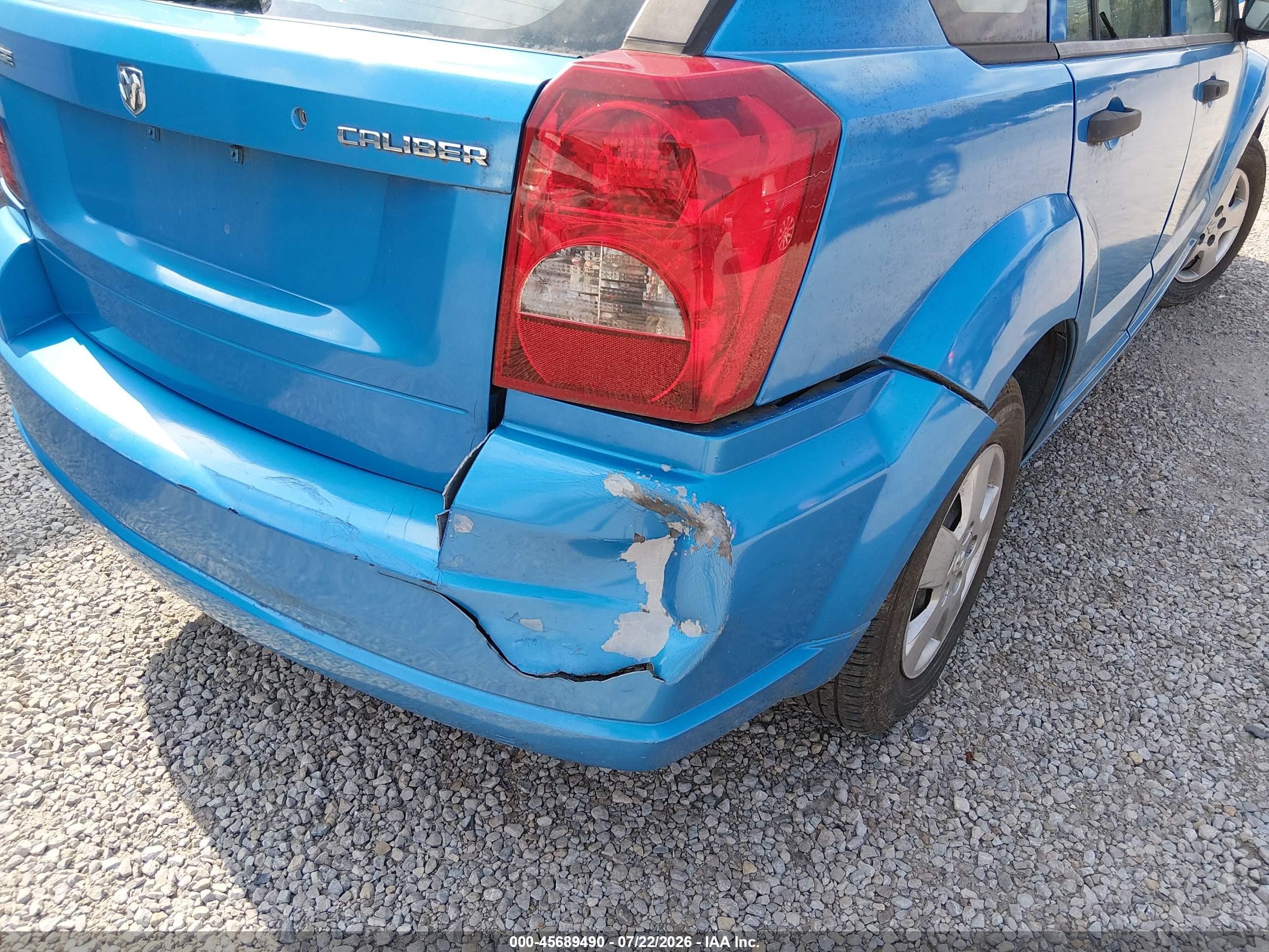 2009 Dodge Caliber Se Blue vin: 1B3HB28A09D172882