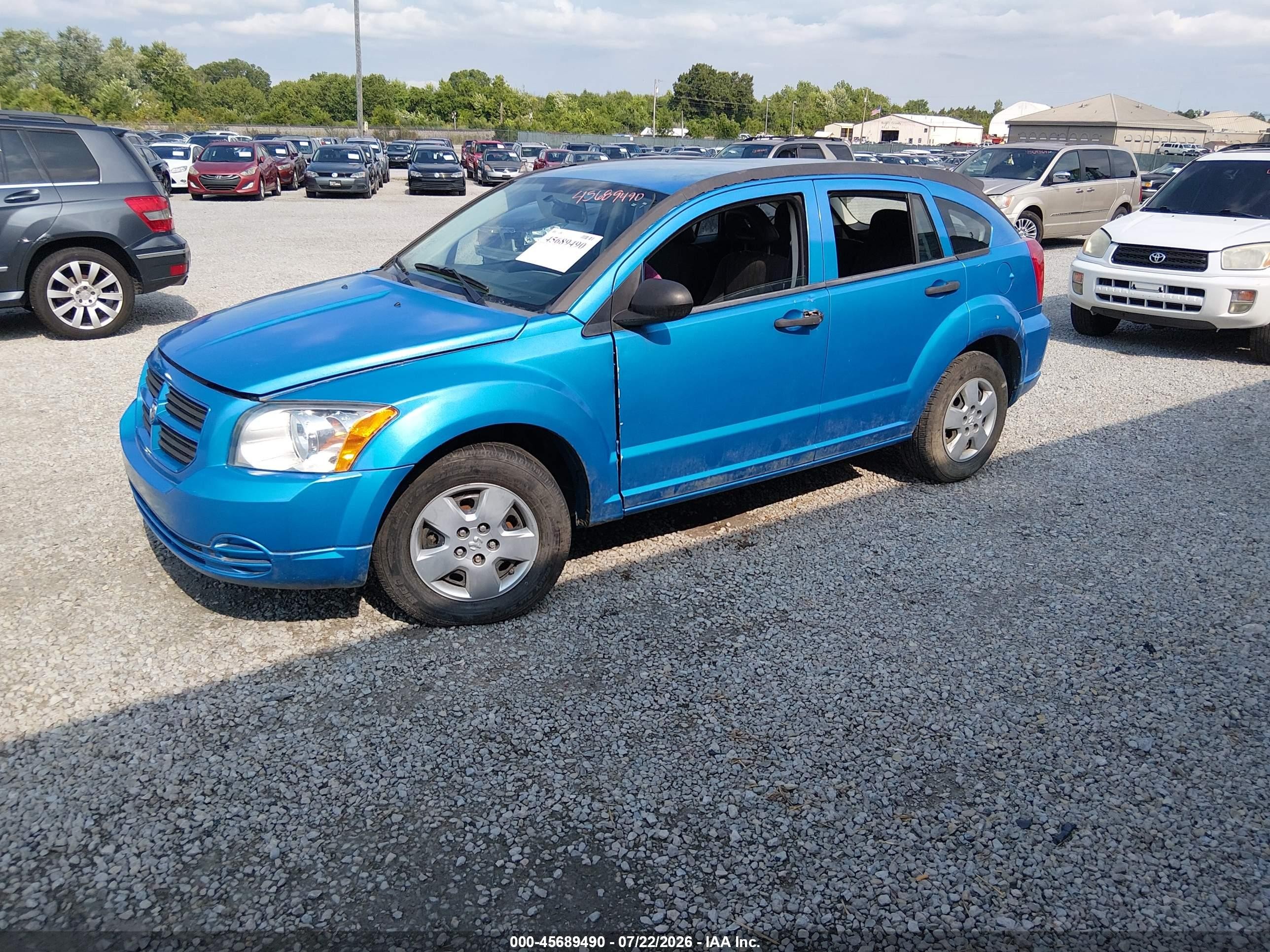 2009 Dodge Caliber Se Blue vin: 1B3HB28A09D172882