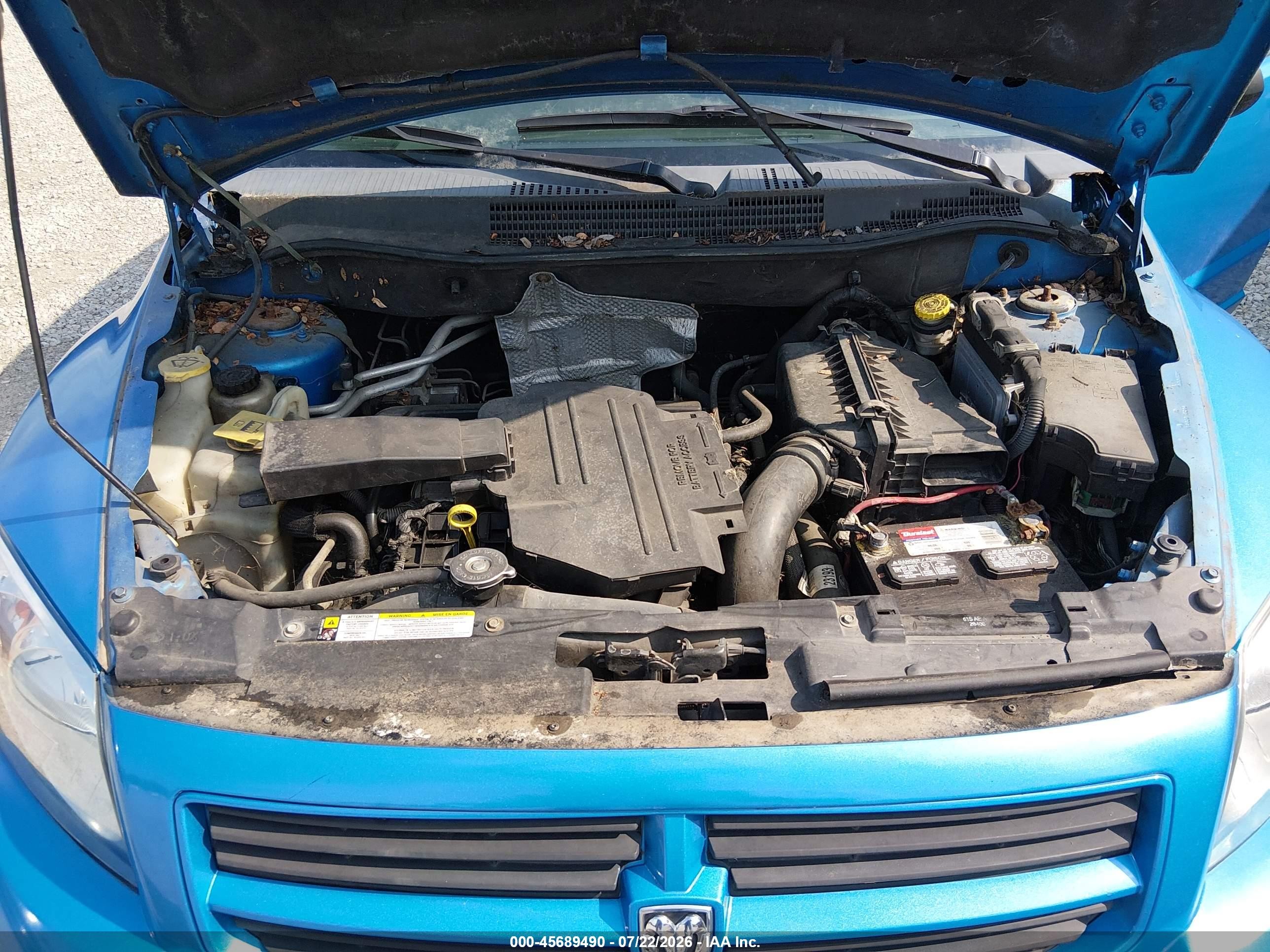 2009 Dodge Caliber Se Blue vin: 1B3HB28A09D172882