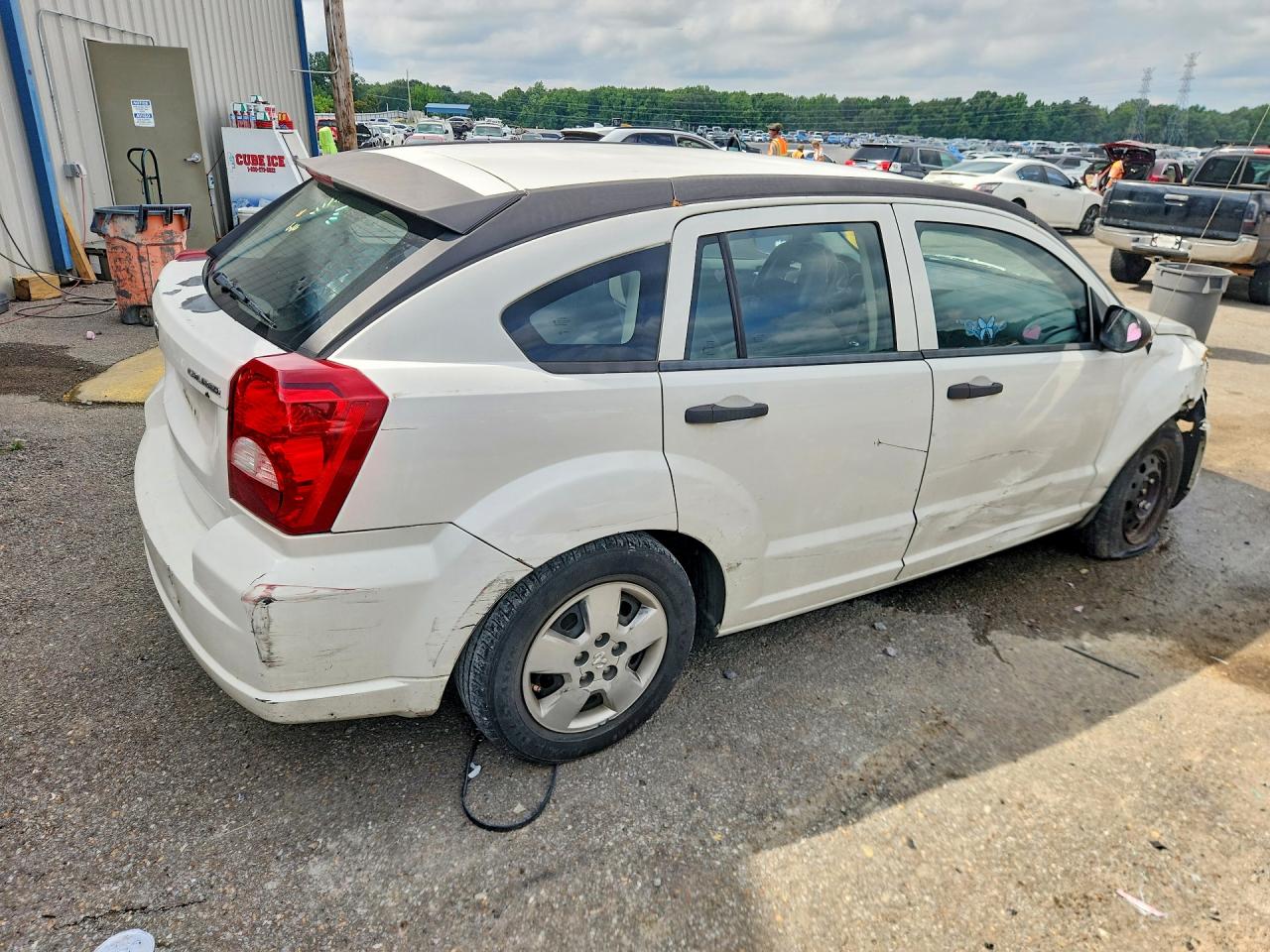2009 Dodge Caliber Se Белый vin: 1B3HB28A79D211189