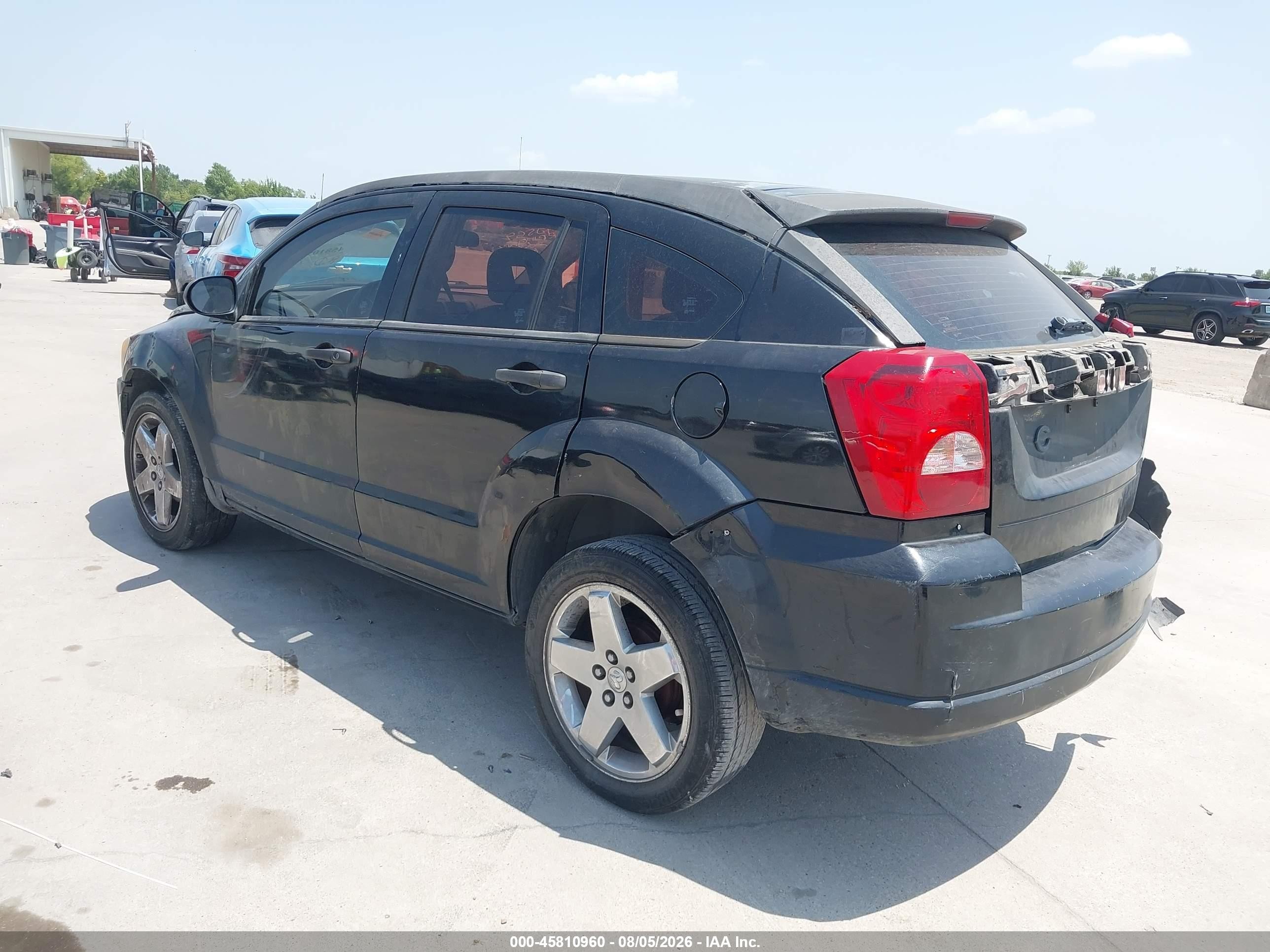 2009 Dodge Caliber Se Black vin: 1B3HB28A89D211170