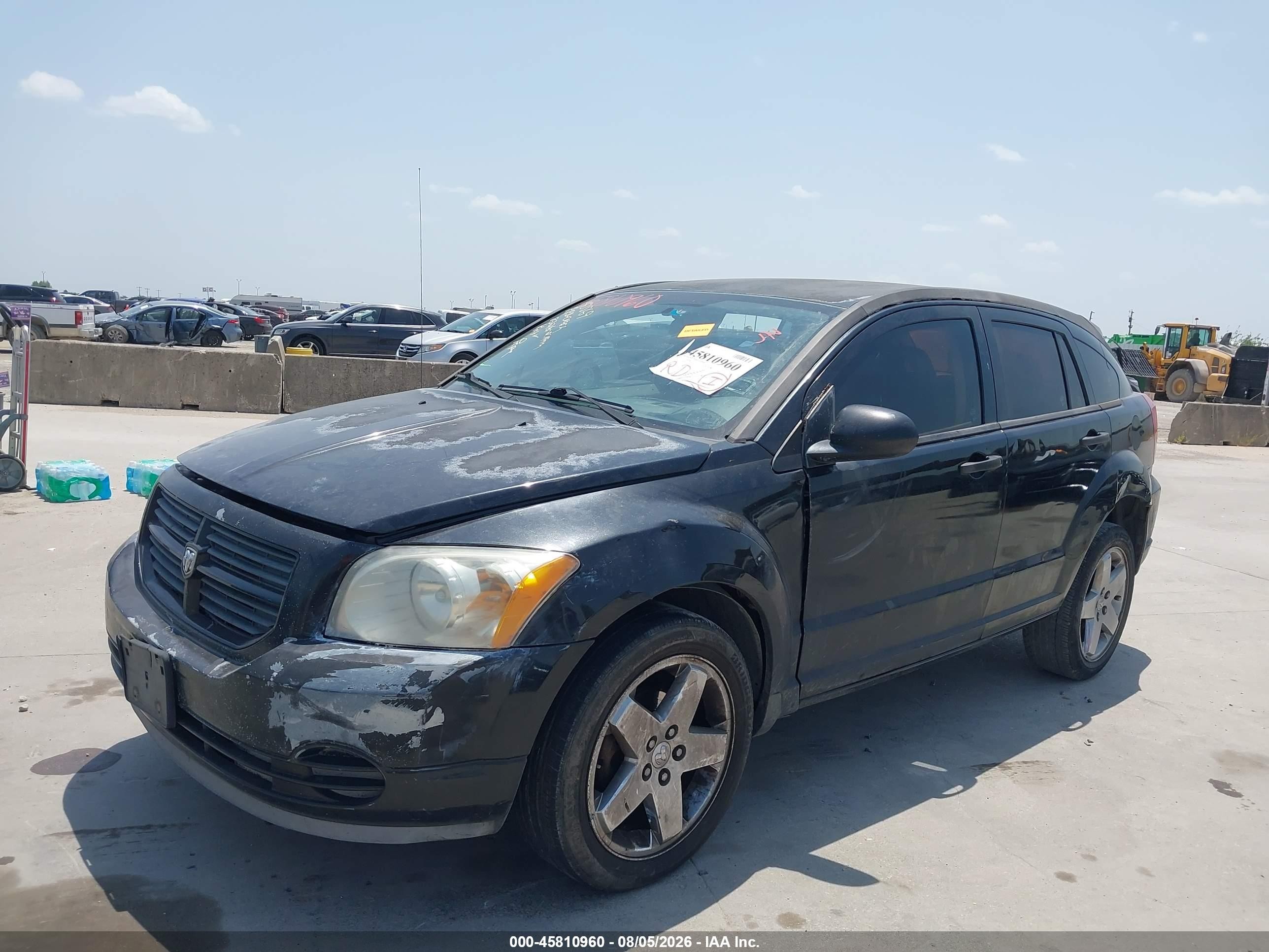 2009 Dodge Caliber Se Black vin: 1B3HB28A89D211170