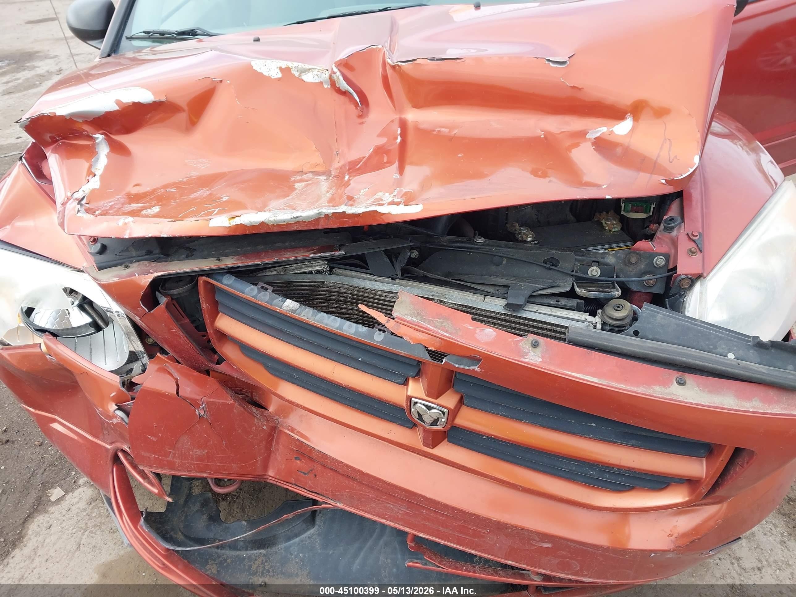 2007 Dodge Caliber   Orange vin: 1B3HB28B07D177697