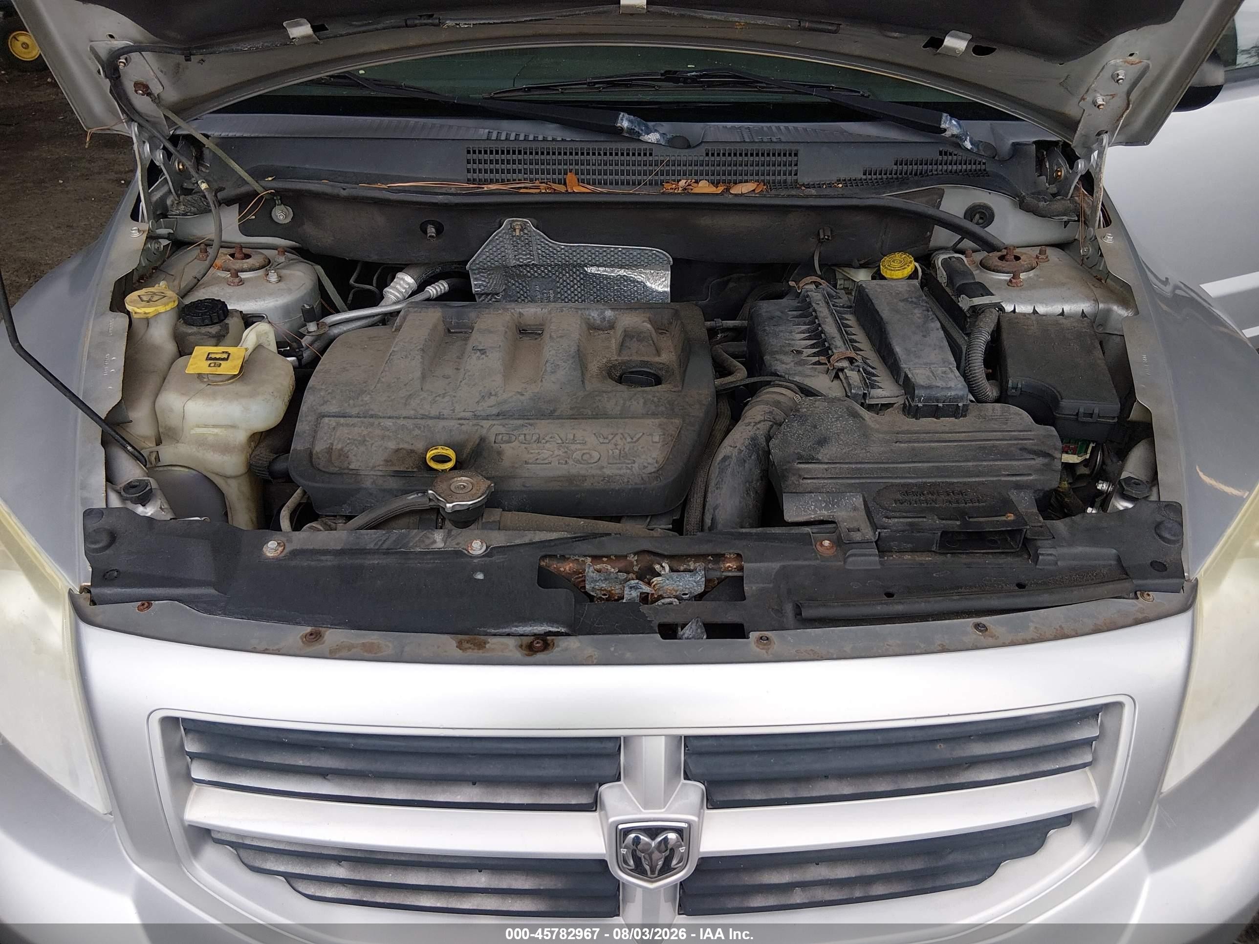 2007 Dodge Caliber   Silver vin: 1B3HB28B17D193228