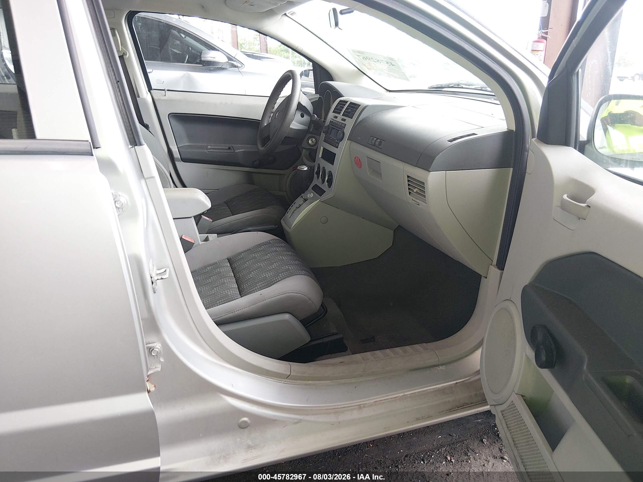 2007 Dodge Caliber   Silver vin: 1B3HB28B17D193228