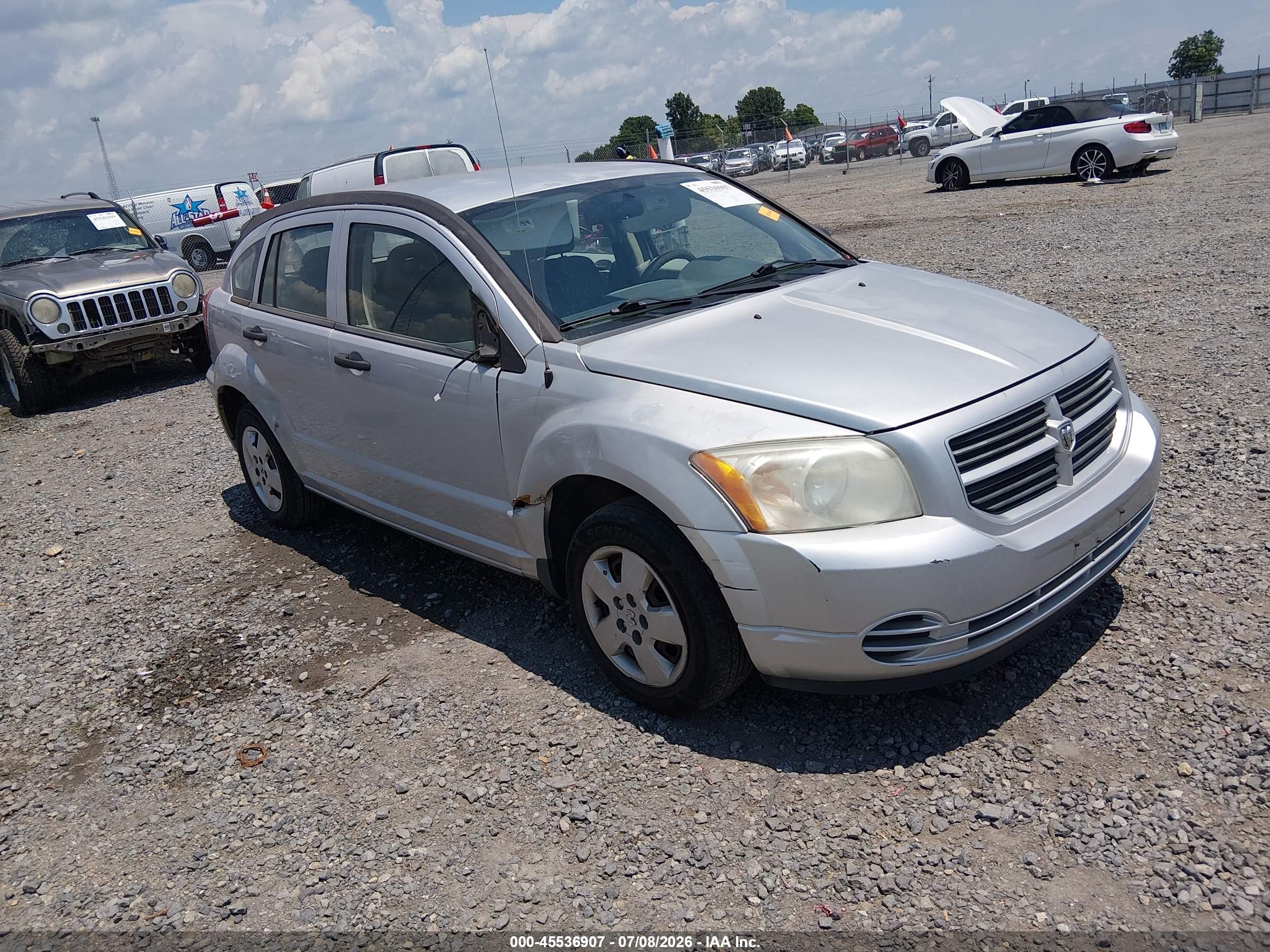 2007 Dodge Caliber   Gray vin: 1B3HB28B17D533249