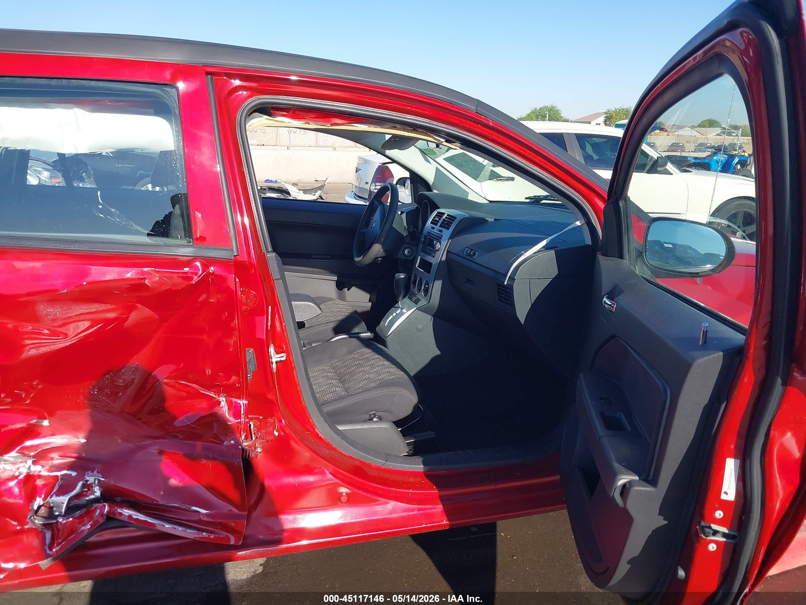 2008 Dodge Caliber Se Red vin: 1B3HB28B18D656468