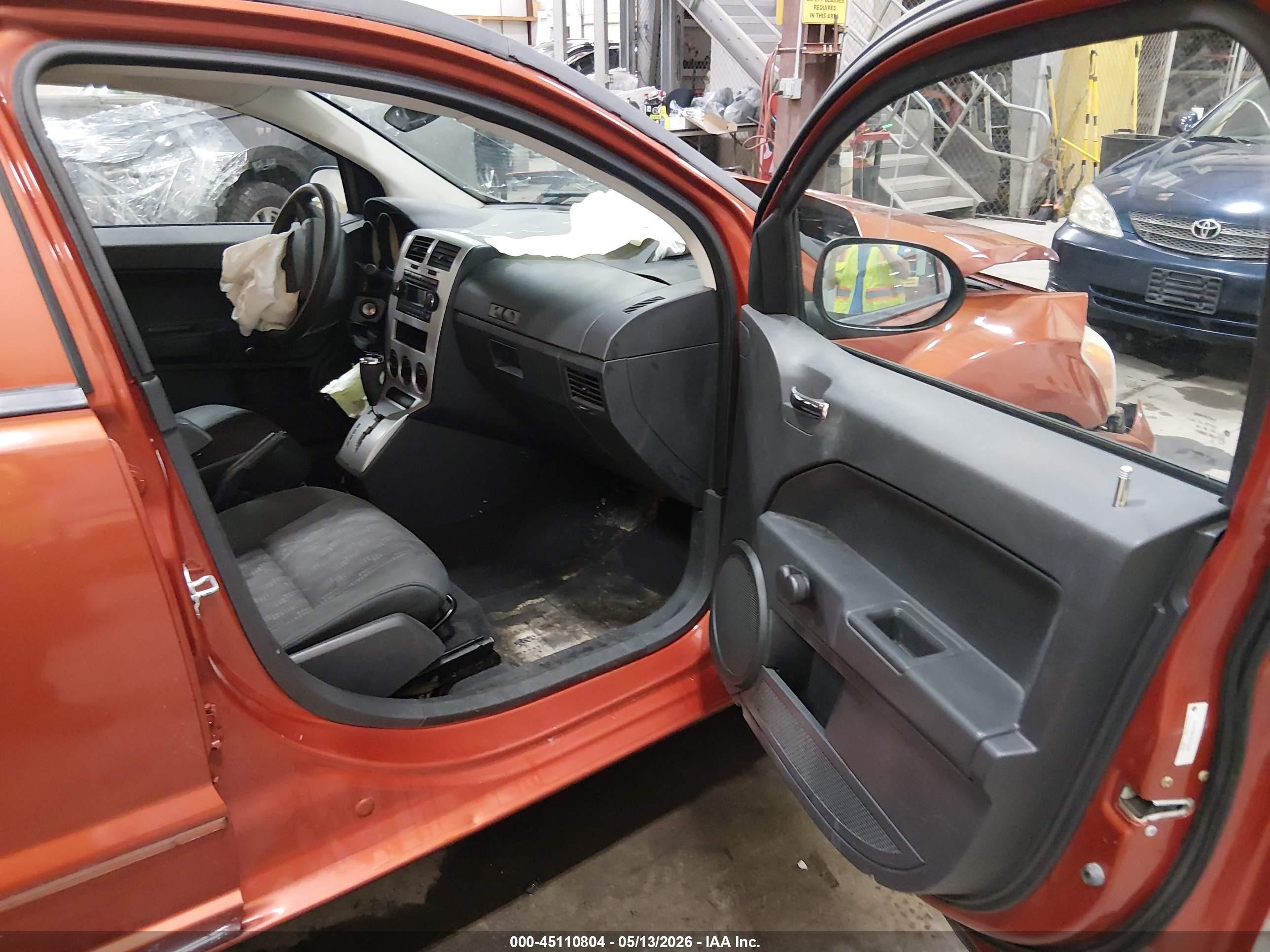 2008 Dodge Caliber Se Orange vin: 1B3HB28B18D678647